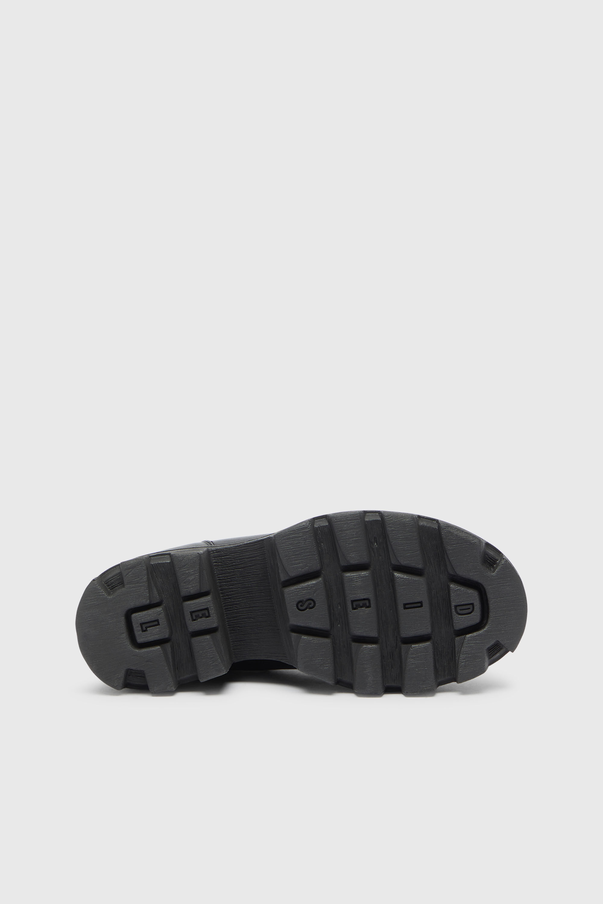 Diesel - D-HAMMER CHUNKY W, D-Hammer - Botines Chelsea de piel con suela gruesa Mujer in Negro - 5