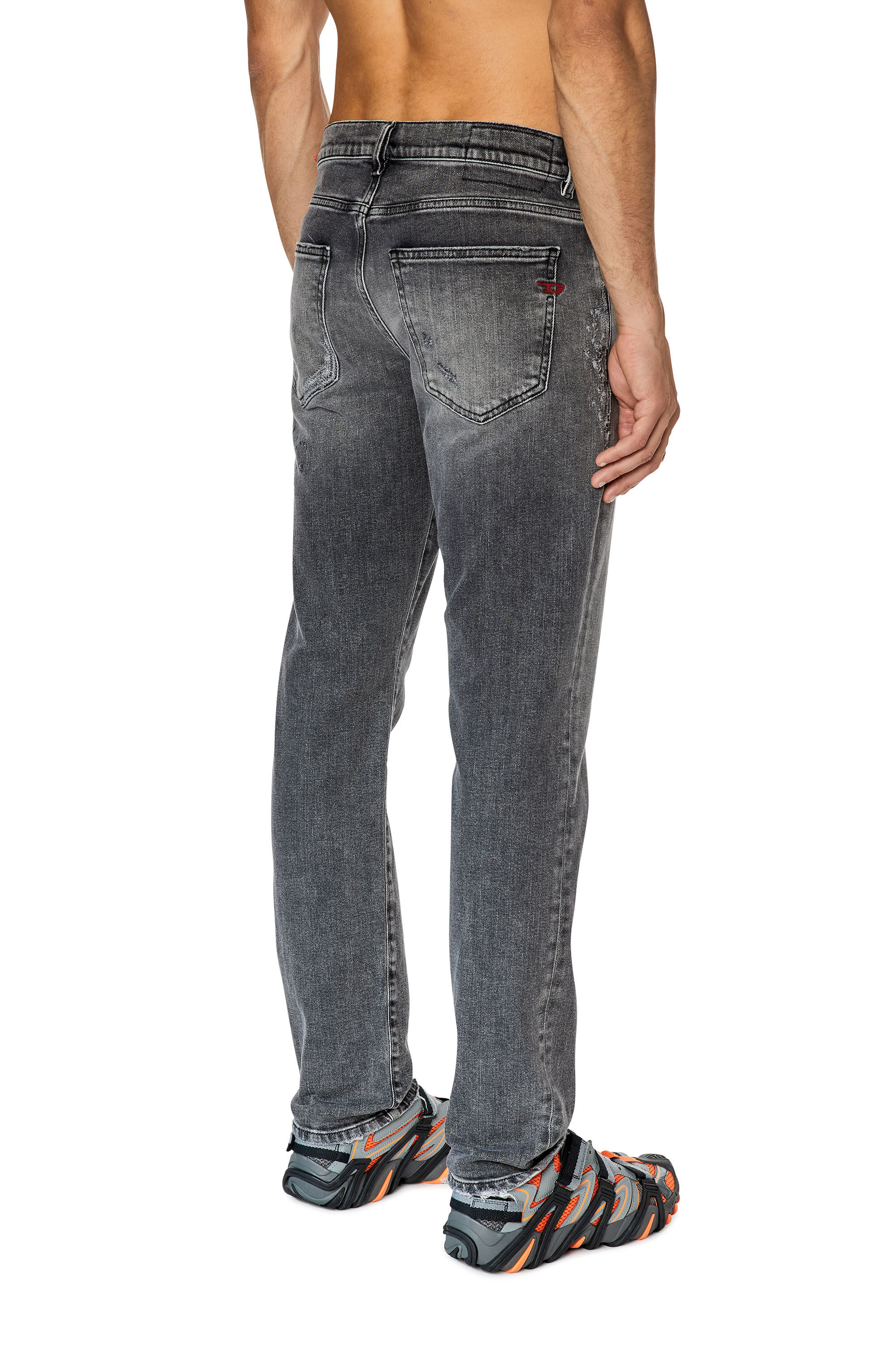 Diesel - Slim Jeans 2019 D-Strukt 09G04, Slim Jeans - 2019 D-Strukt Homme in Gris - 4