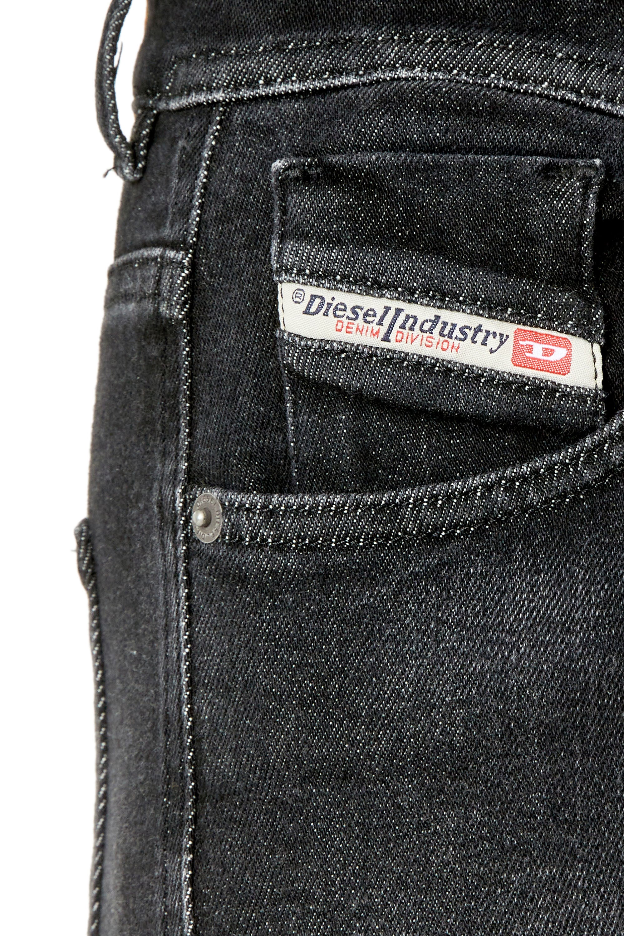 1984 SLANDY-HIGH Woman: super skinny Black/Dark grey Jeans | Diesel