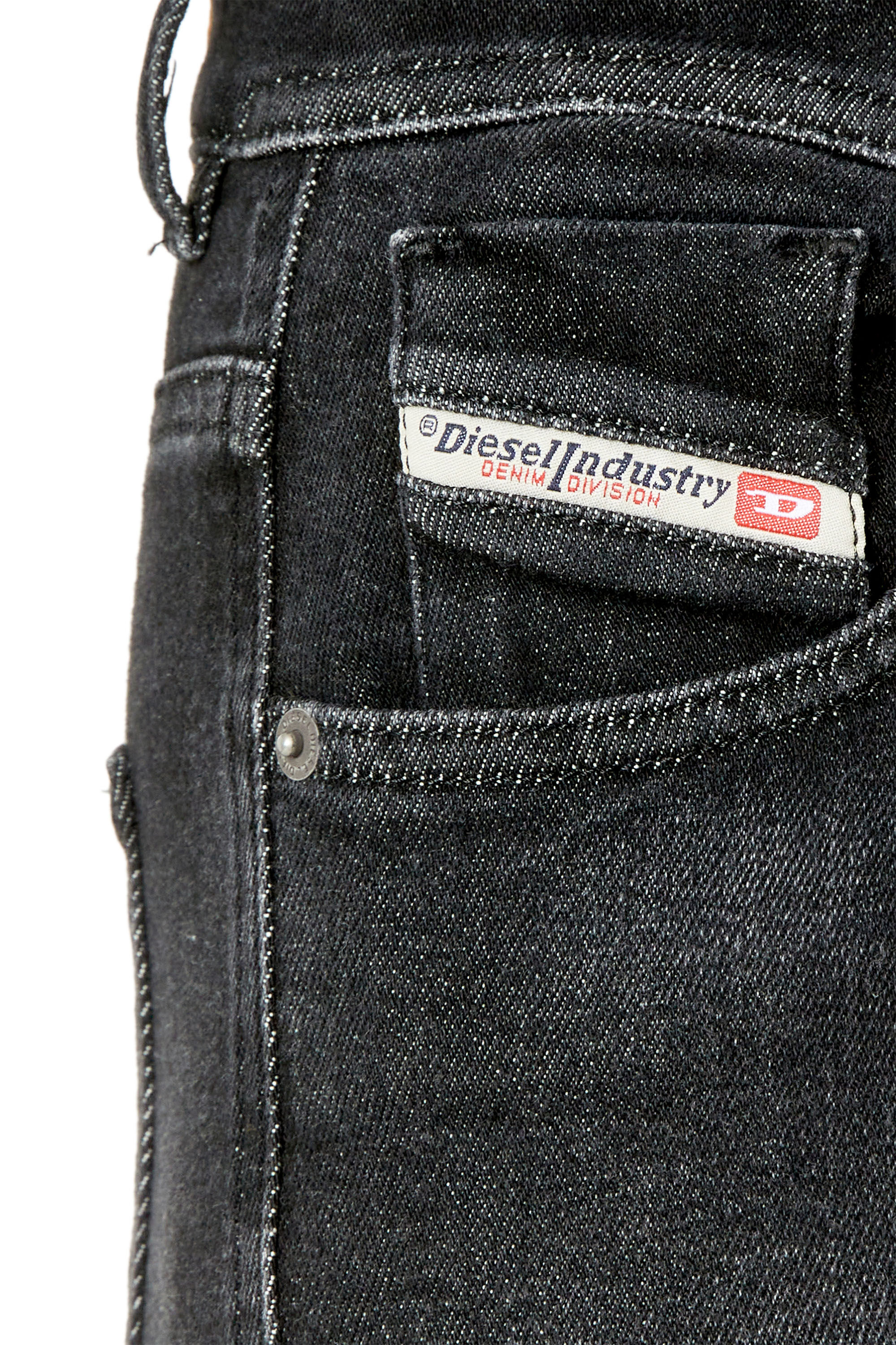 Diesel - Super skinny Jeans 1984 Slandy-High 09E93, Woman's Super skinny Jeans - 1984 Slandy-High in Black/Dark grey - 4