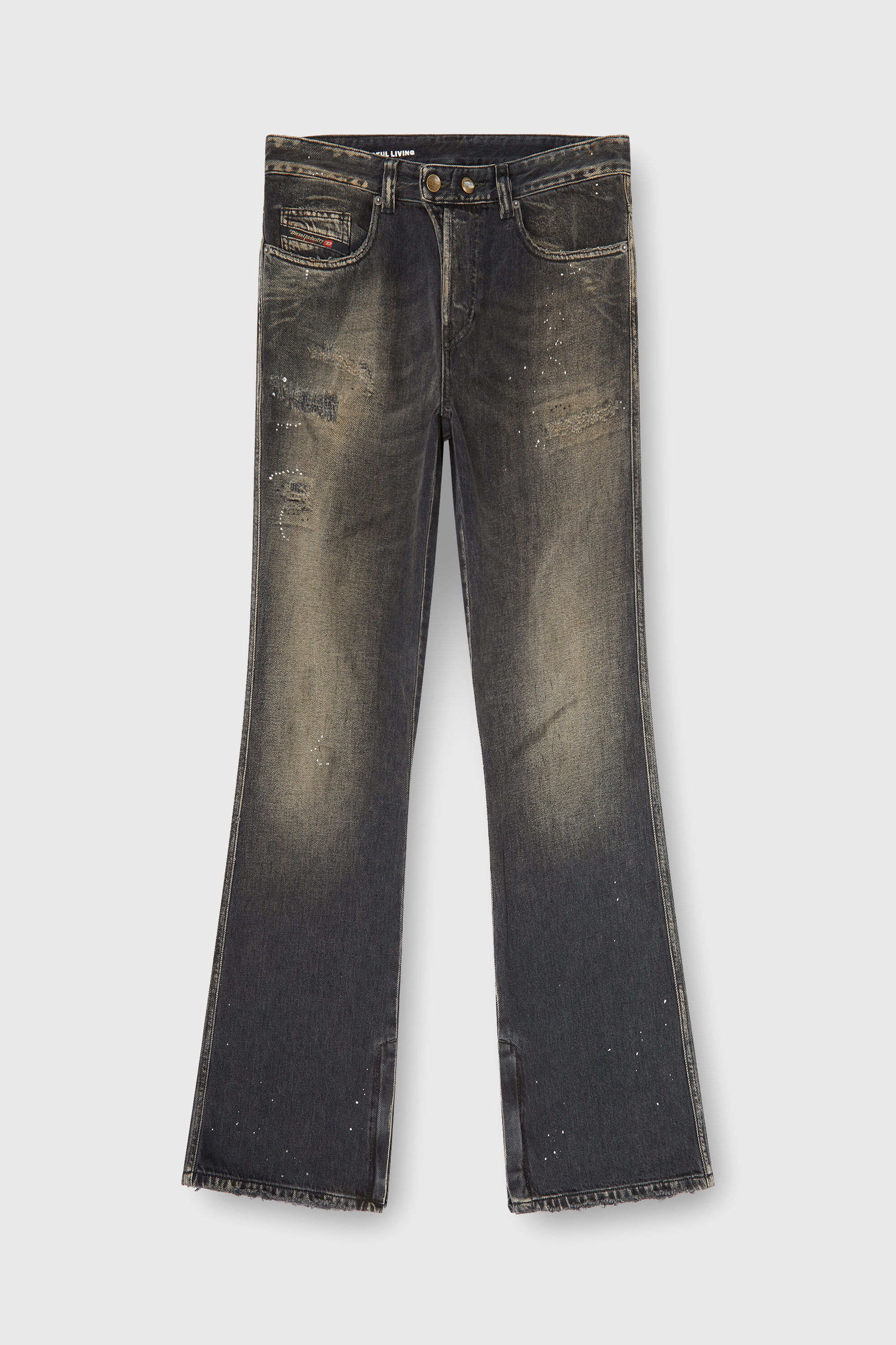 Diesel - Male's Bootcut Jeans 1998 D-Buck 09P64, Black/Dark Grey - 6