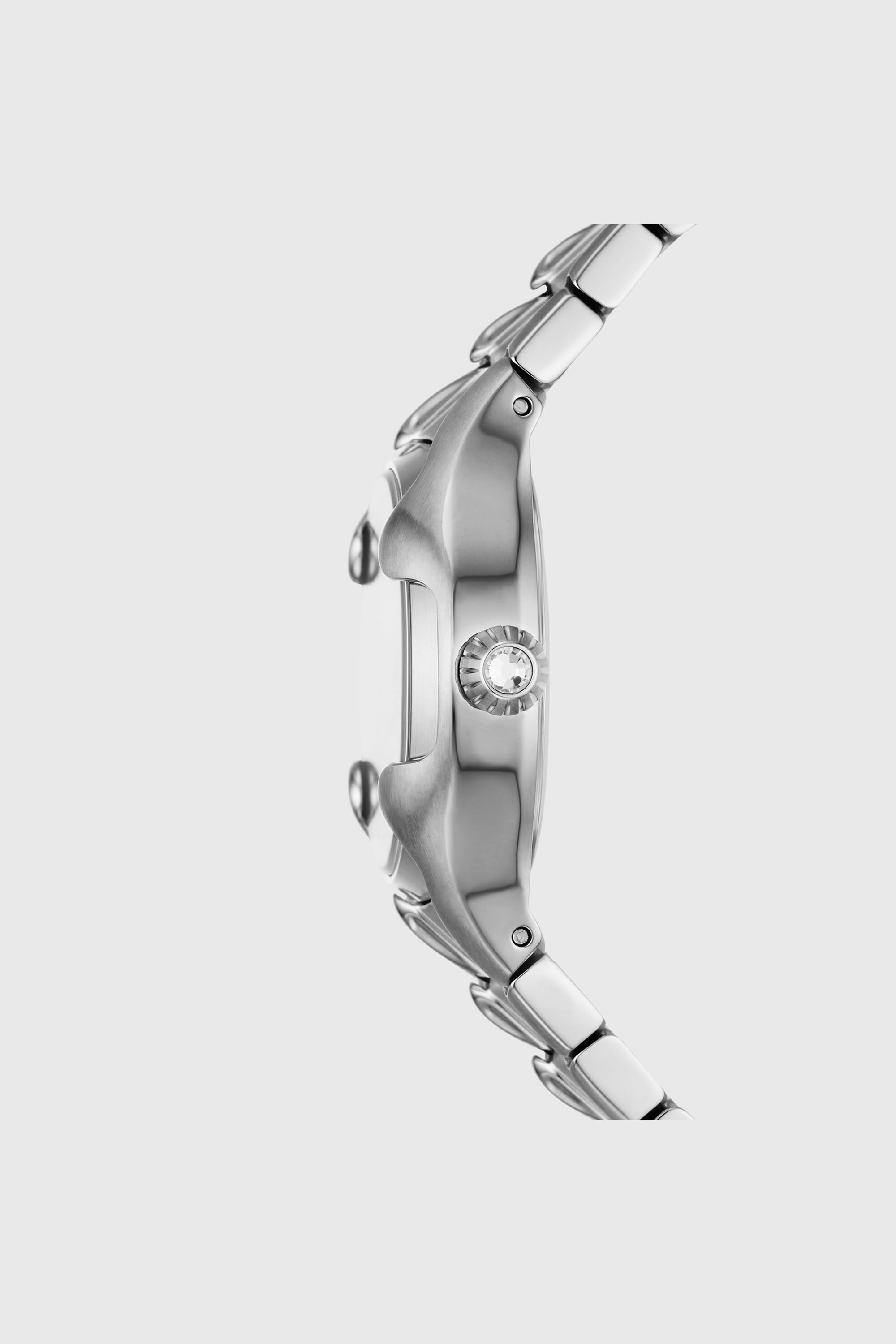Women's Vert three-hand stainless steel watch | Silver | Diesel
