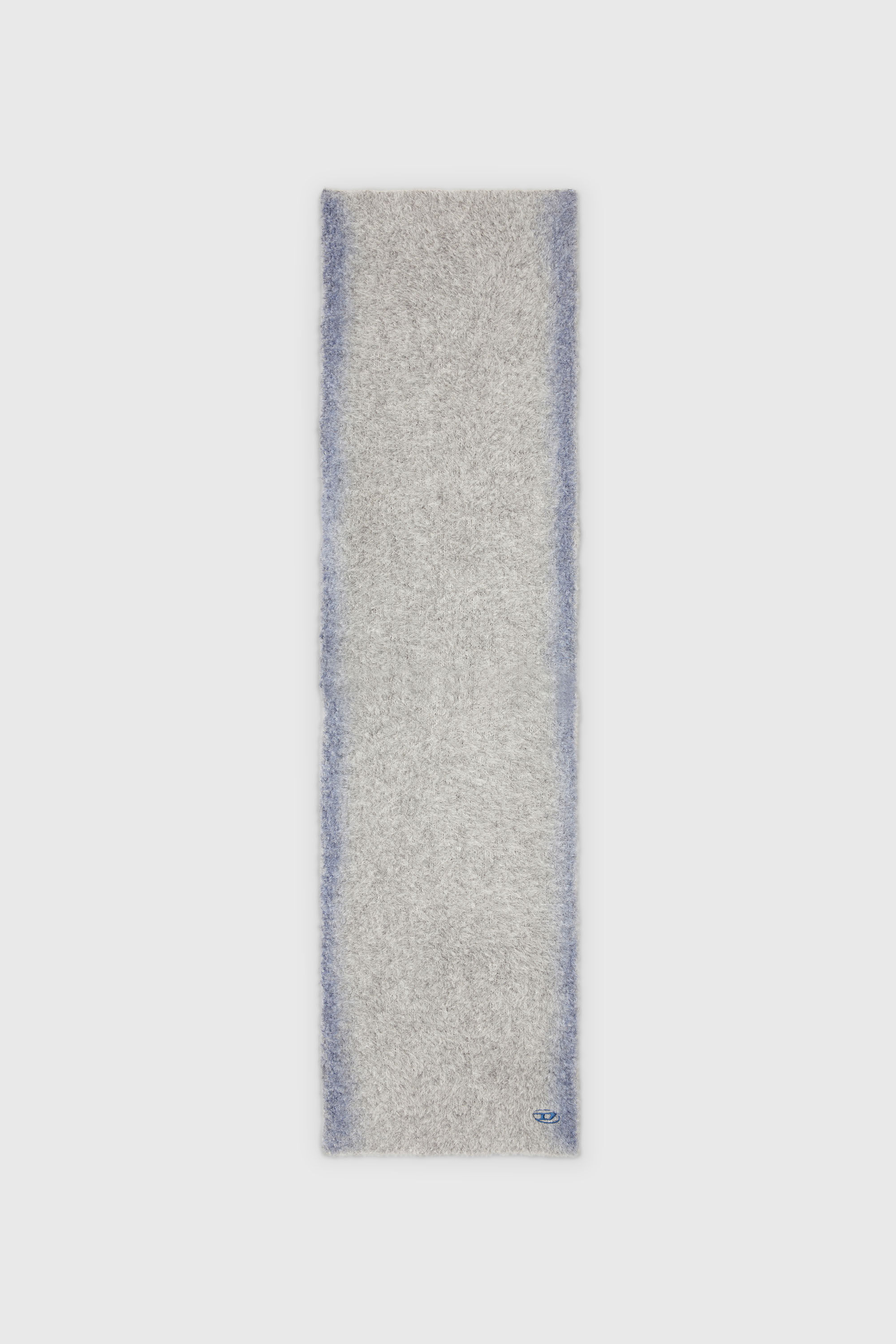 Diesel - K-RINO-SCARF, Unisex's Alpaca-blend scarf with sprayed effect in Grey - 2