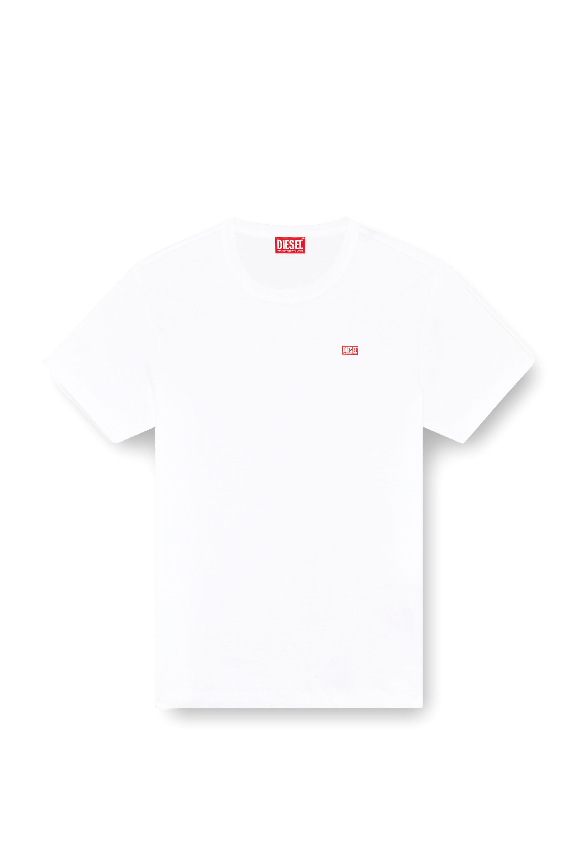 Diesel - T-MIEGOR-K77, Man's T-shirt in mercerised cotton in White - 2