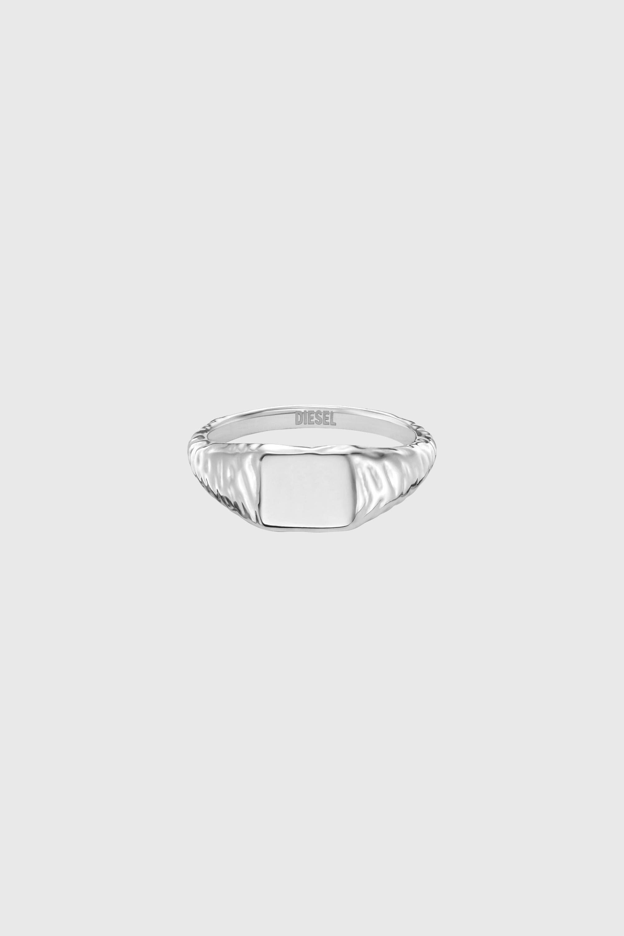Diesel - DX1731040, Anillo sello de acero inoxidable Unisex in Plateado - 2