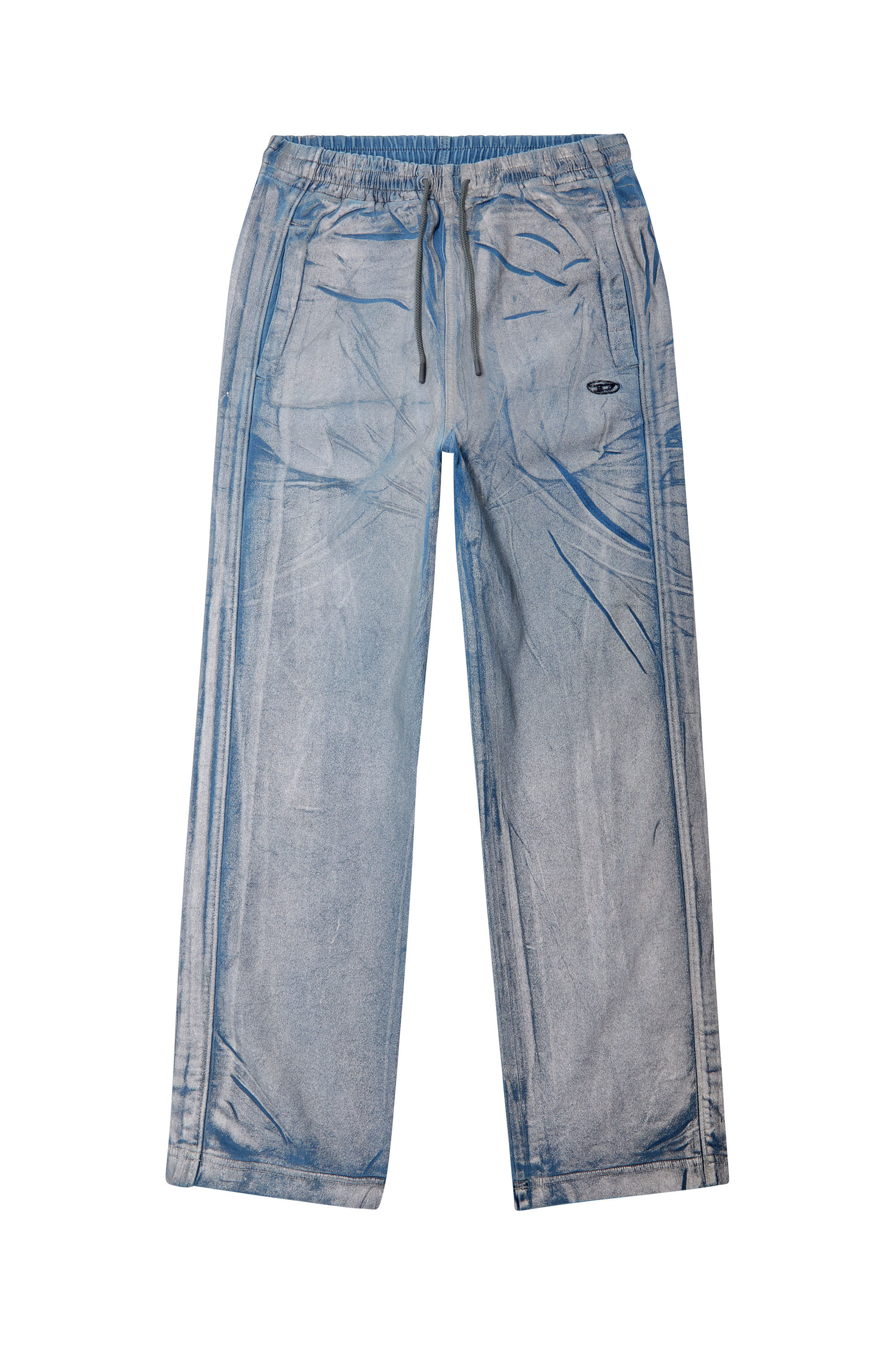 Diesel - Relaxed D-Martyans Track Denim 068KN Mixte, Bleu Clair - Image 2
