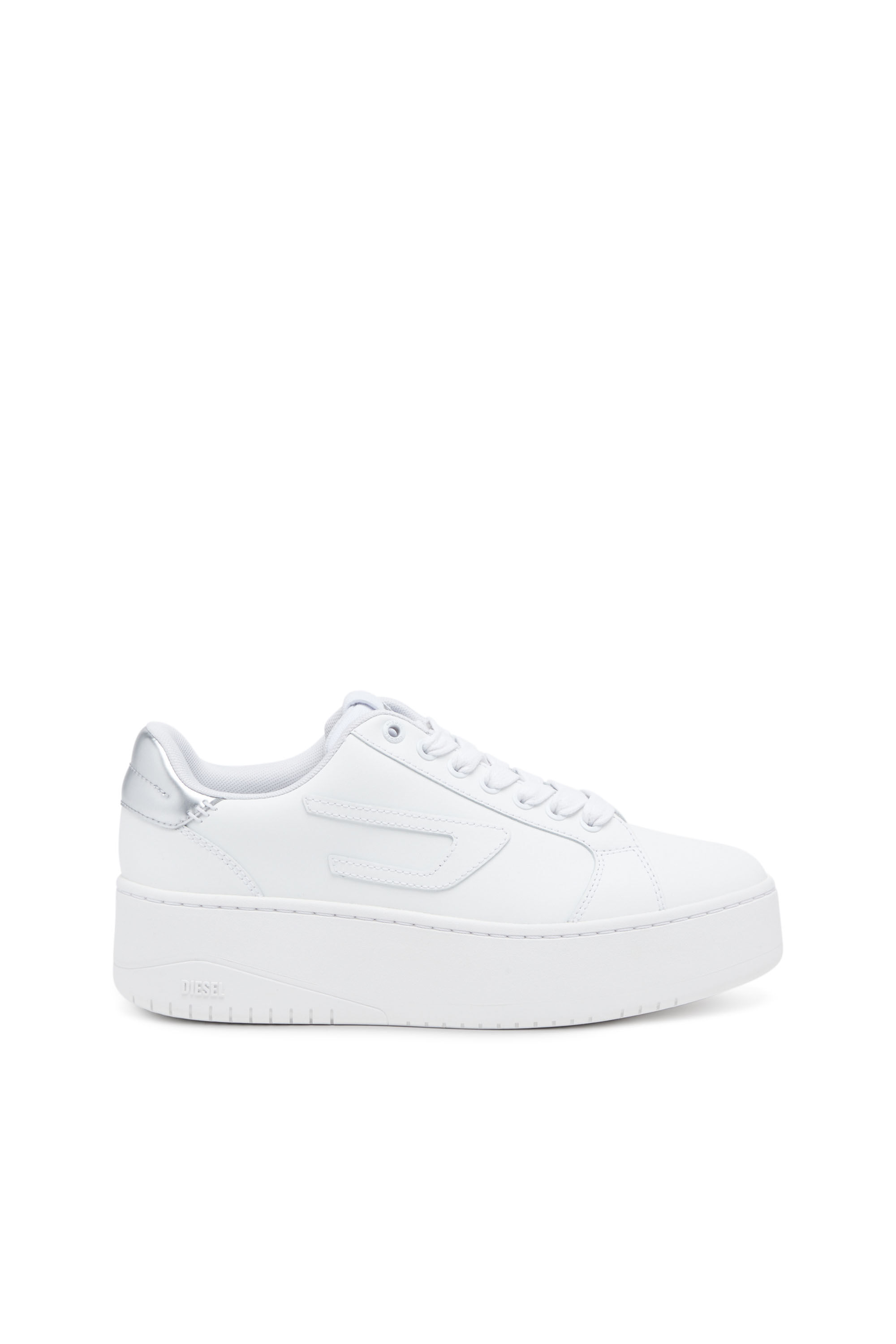 Diesel - S-ATHENE BOLD W, S-Athene Bold-Sneakers basses avec semelle flatform Femme in Blanc - 1