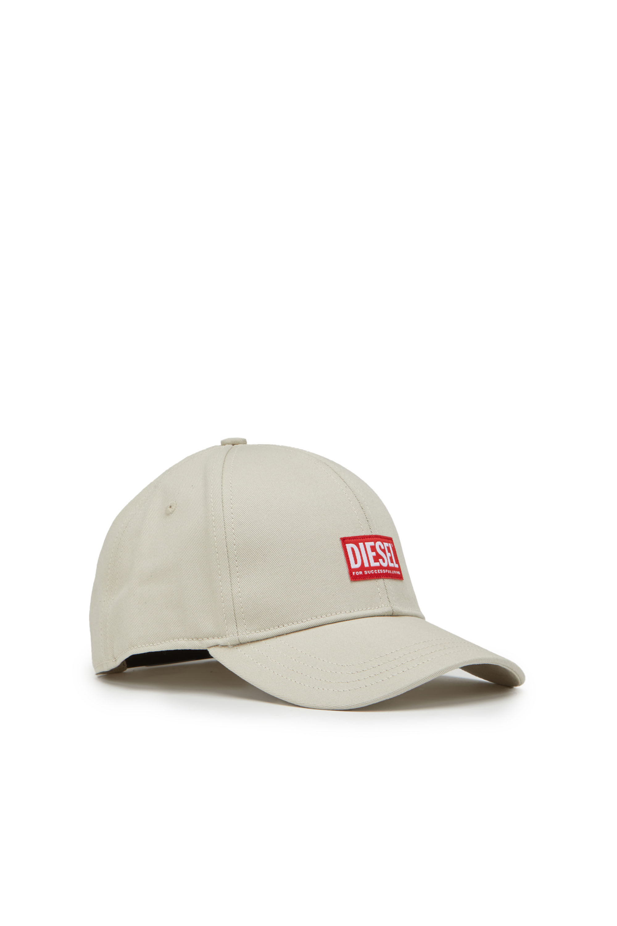 Diesel - CORRY-JACQ, Casquette de baseball avec empiècement à logo Homme in Gris - 1