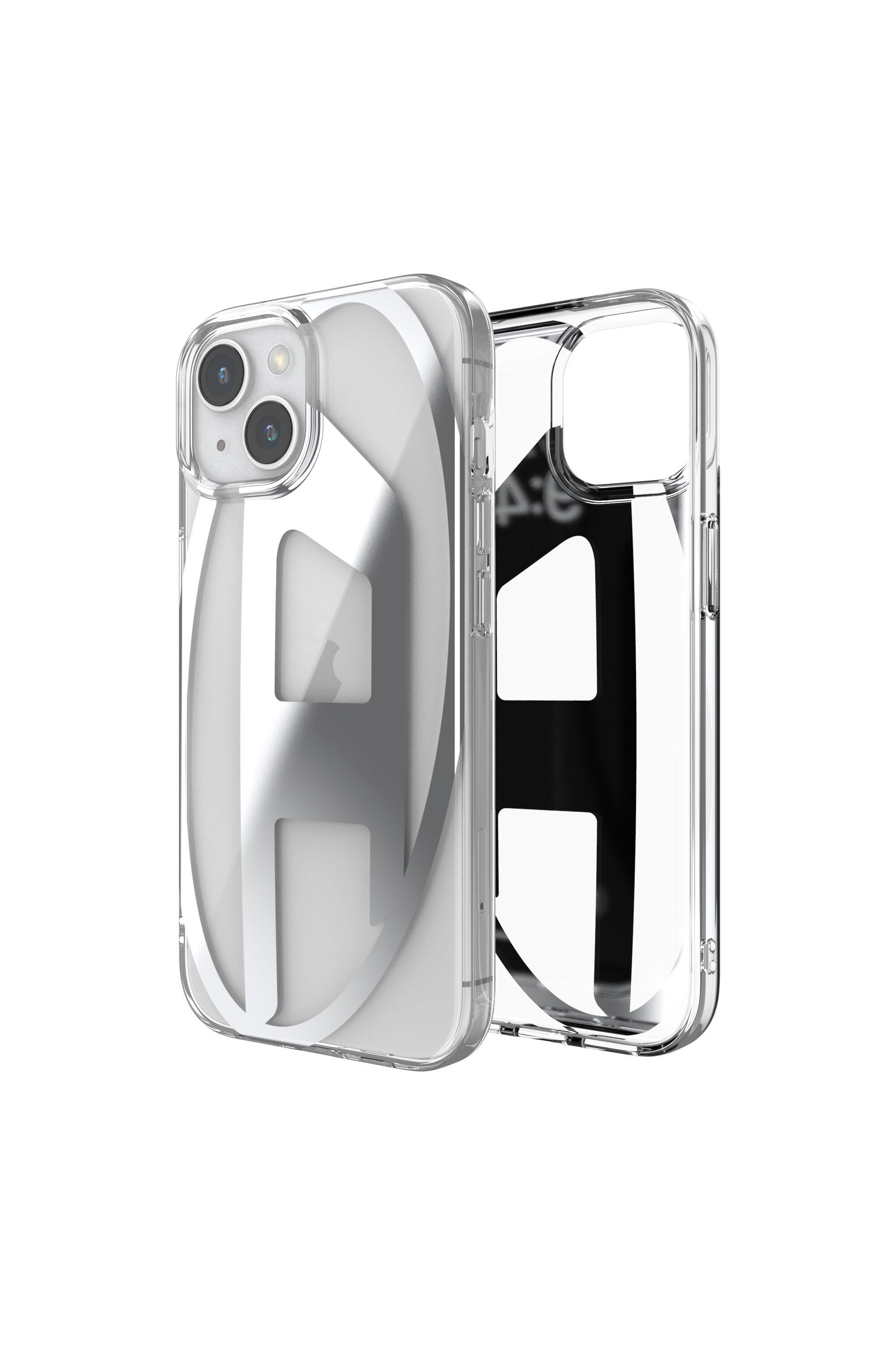 Diesel - 54201 MOULDED CASE, Unisex's Clear Case, iPhone 15 in Silver - 1
