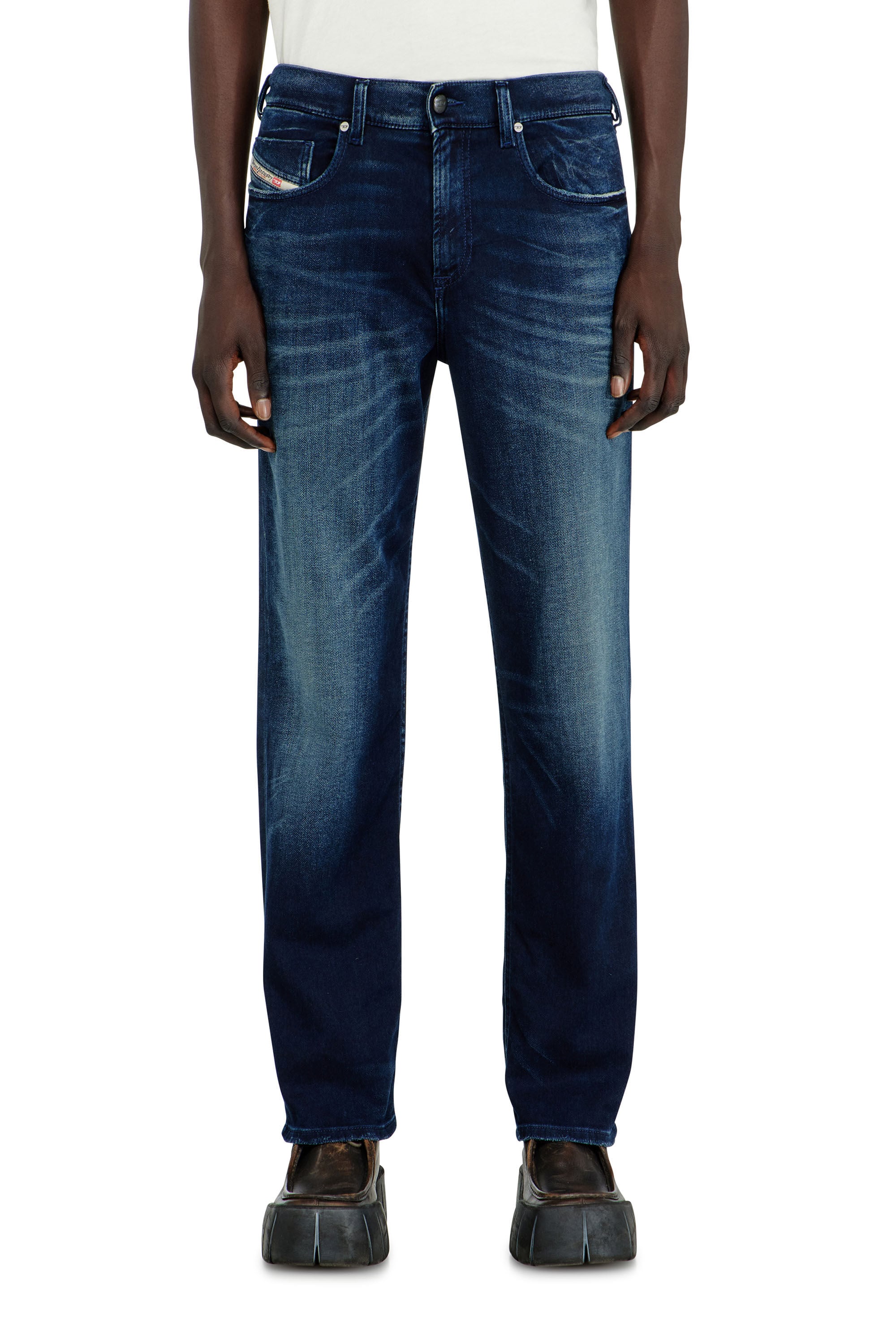DIESEL JOGG JEANS ダークブルー Men's Regular Jeans | Regular Waist 2090 D-Veekley Joggjeans®Dark