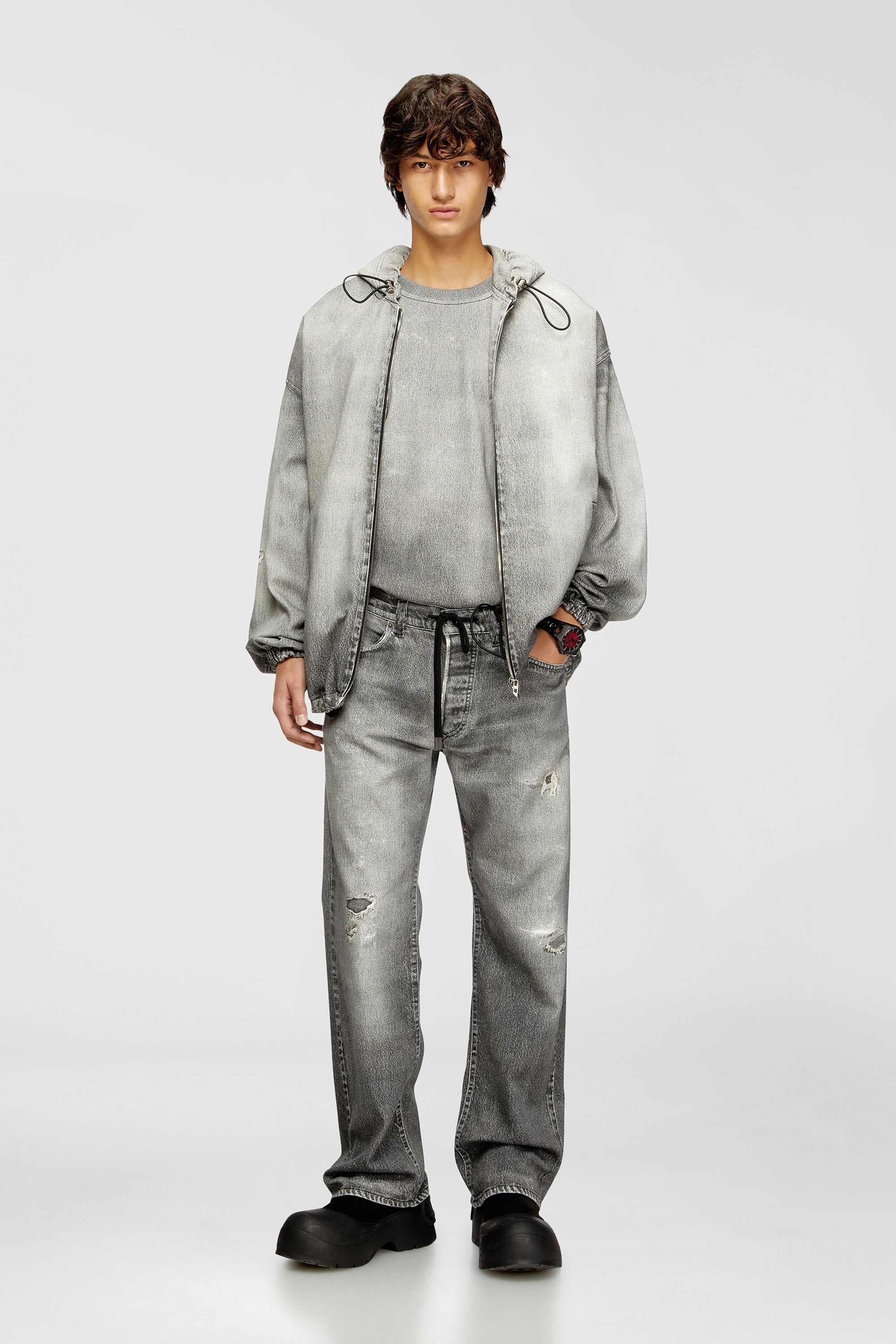 Men's Relaxed Jeans | Regular Waist 2080 D-Reel Joggjeans®Grey