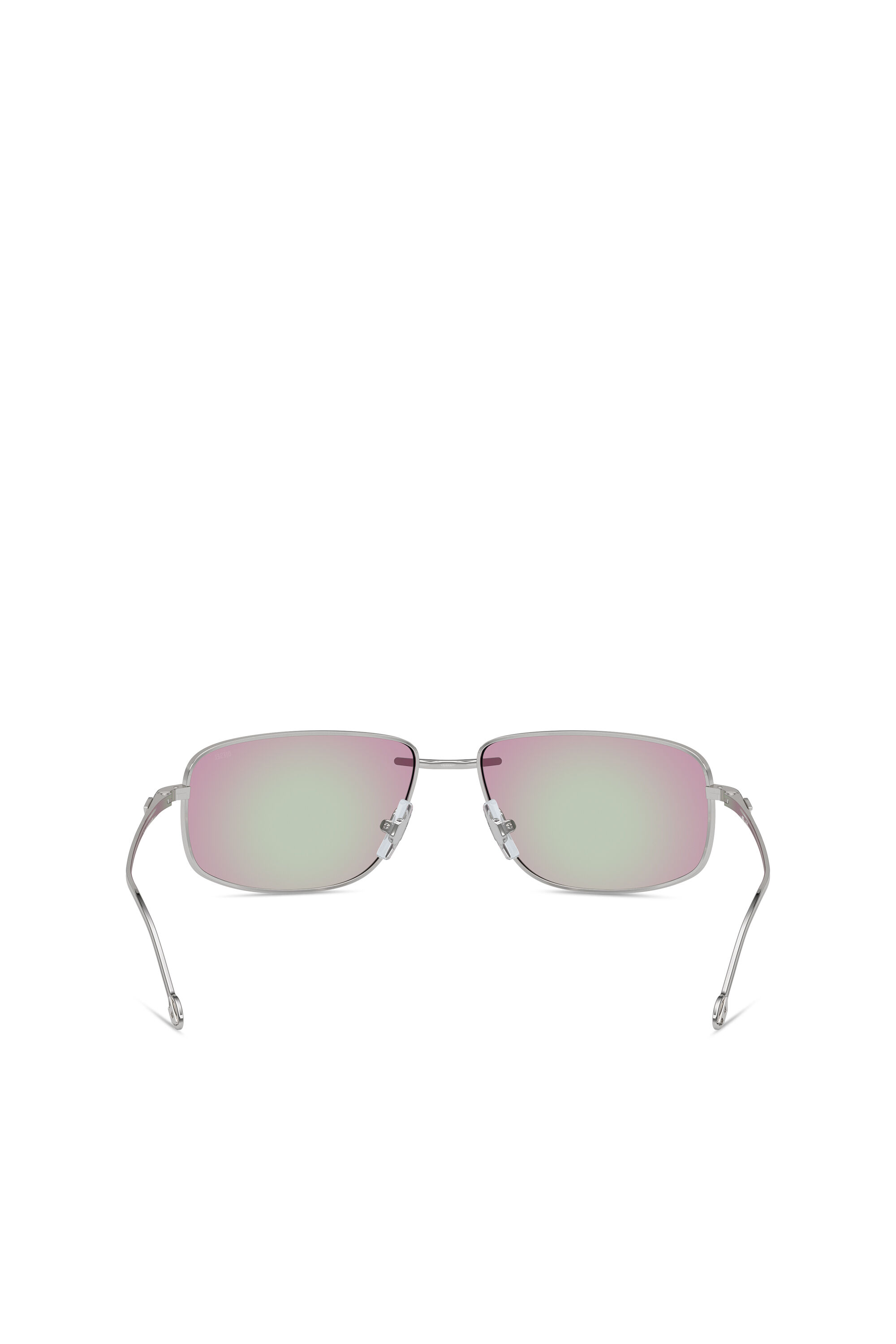 Diesel - 0DL1005, Unisex's Racer shape sunglasses in metal in Bubble - 3