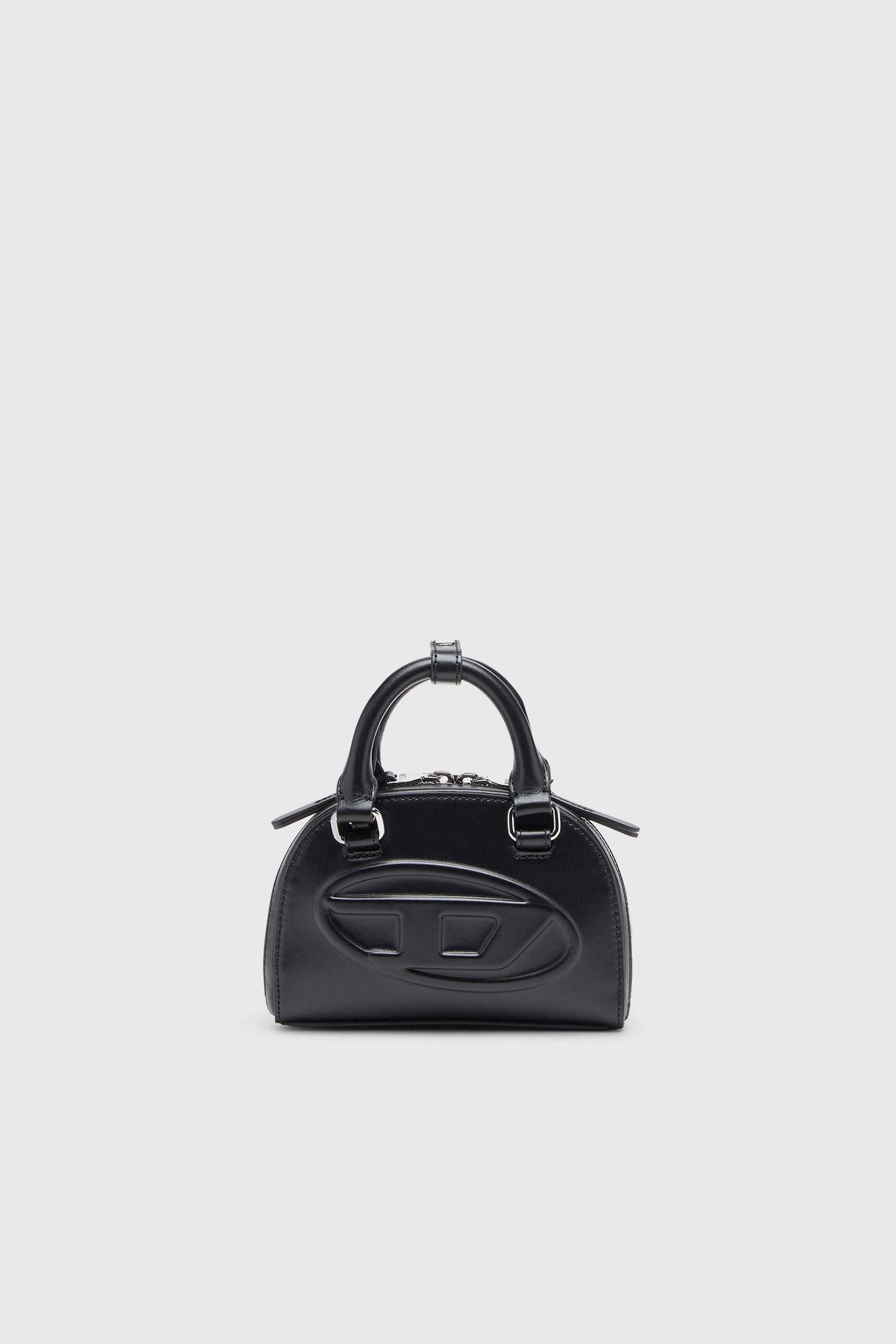 Diesel - 1DR DOME CROSSBODY XS, 1DR Dome-Bolso bowling slim de piel napa Mujer in Negro - 2