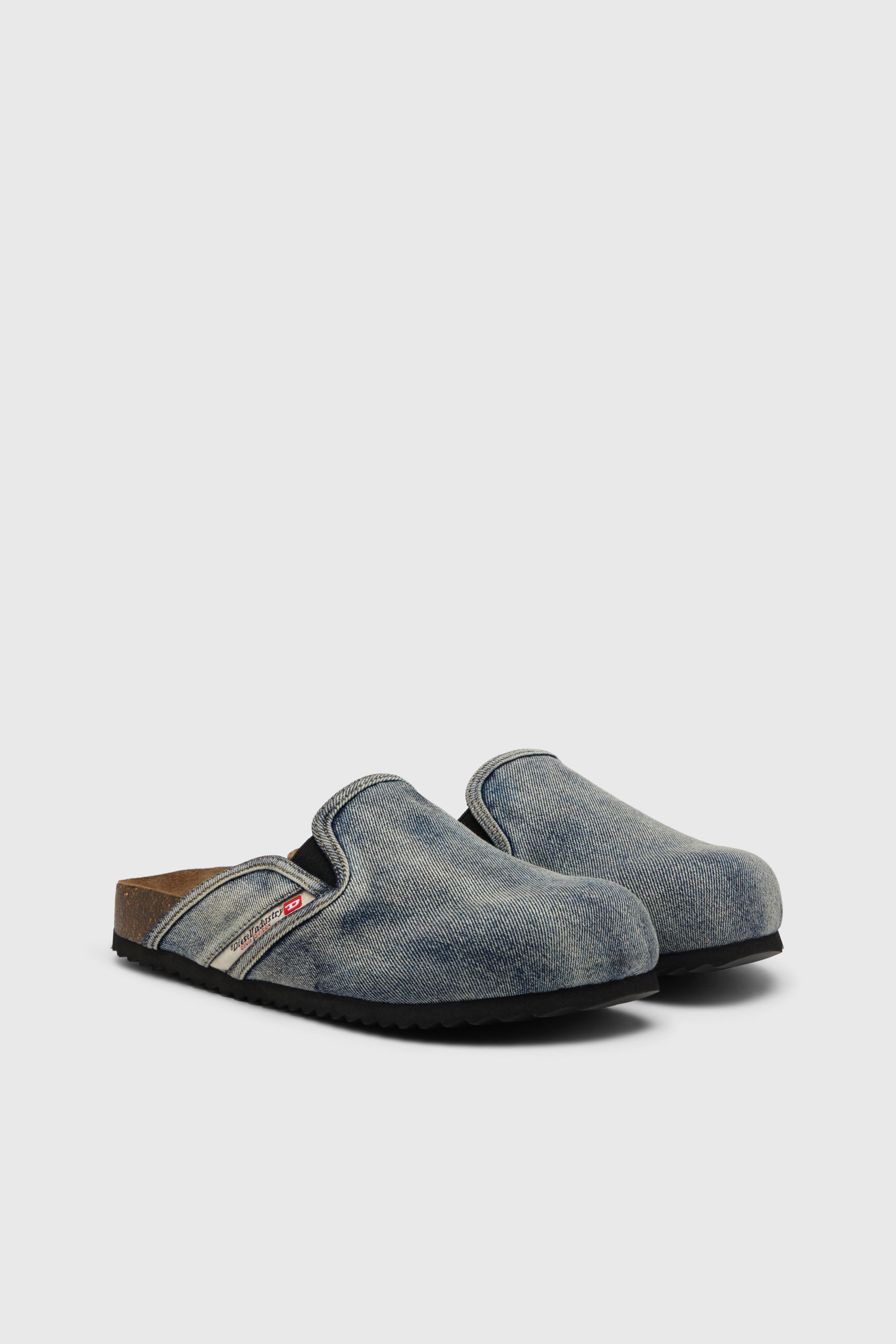 Men's D-Woodstock-Denim mules | Blue | Diesel US