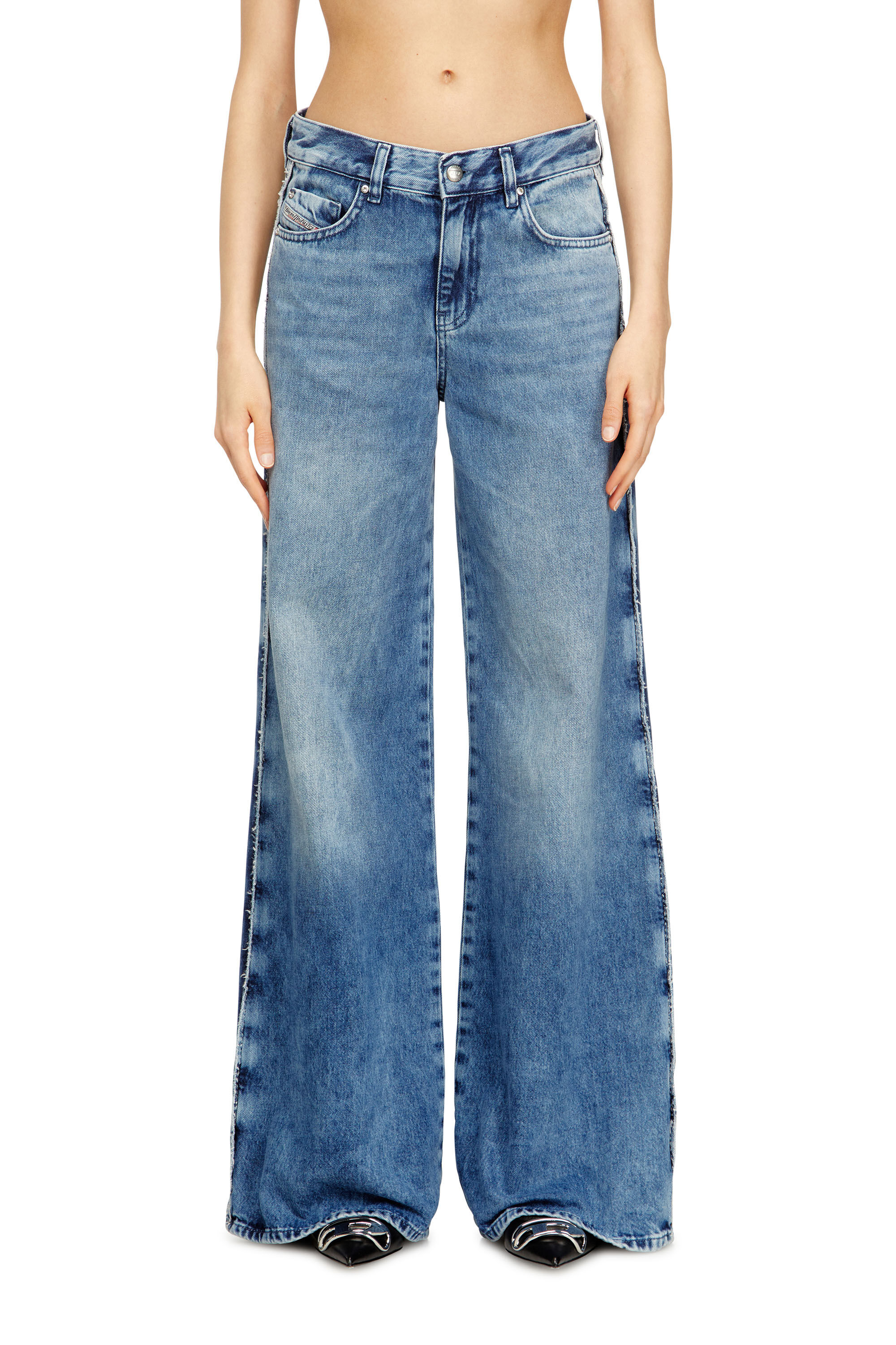 Women's Flare Jeans | Medium blue | Diesel 1978 D-Akemi