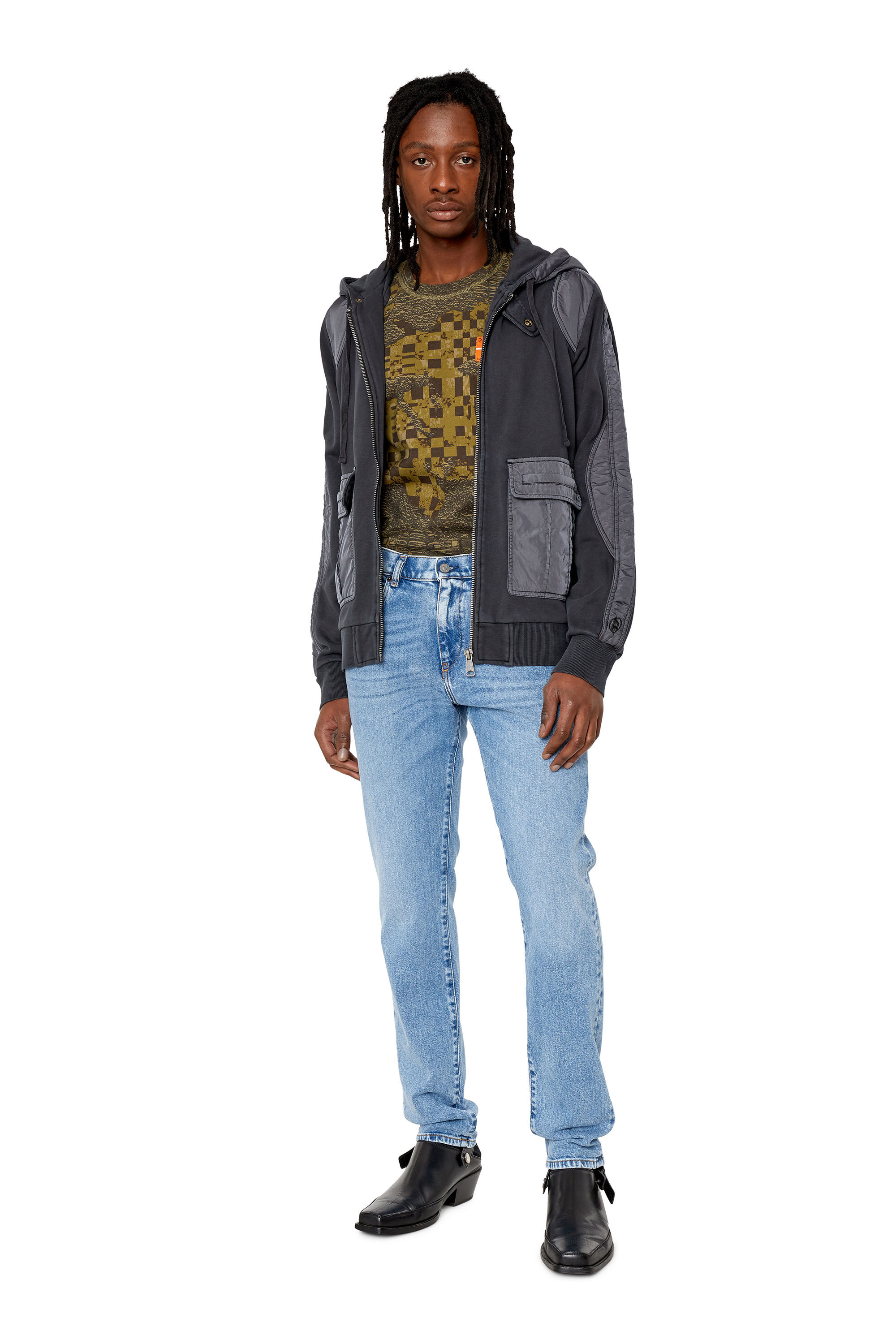 Diesel - Male's Slim Jeans 2019 D-Strukt 9B92L, Light Blue - 1