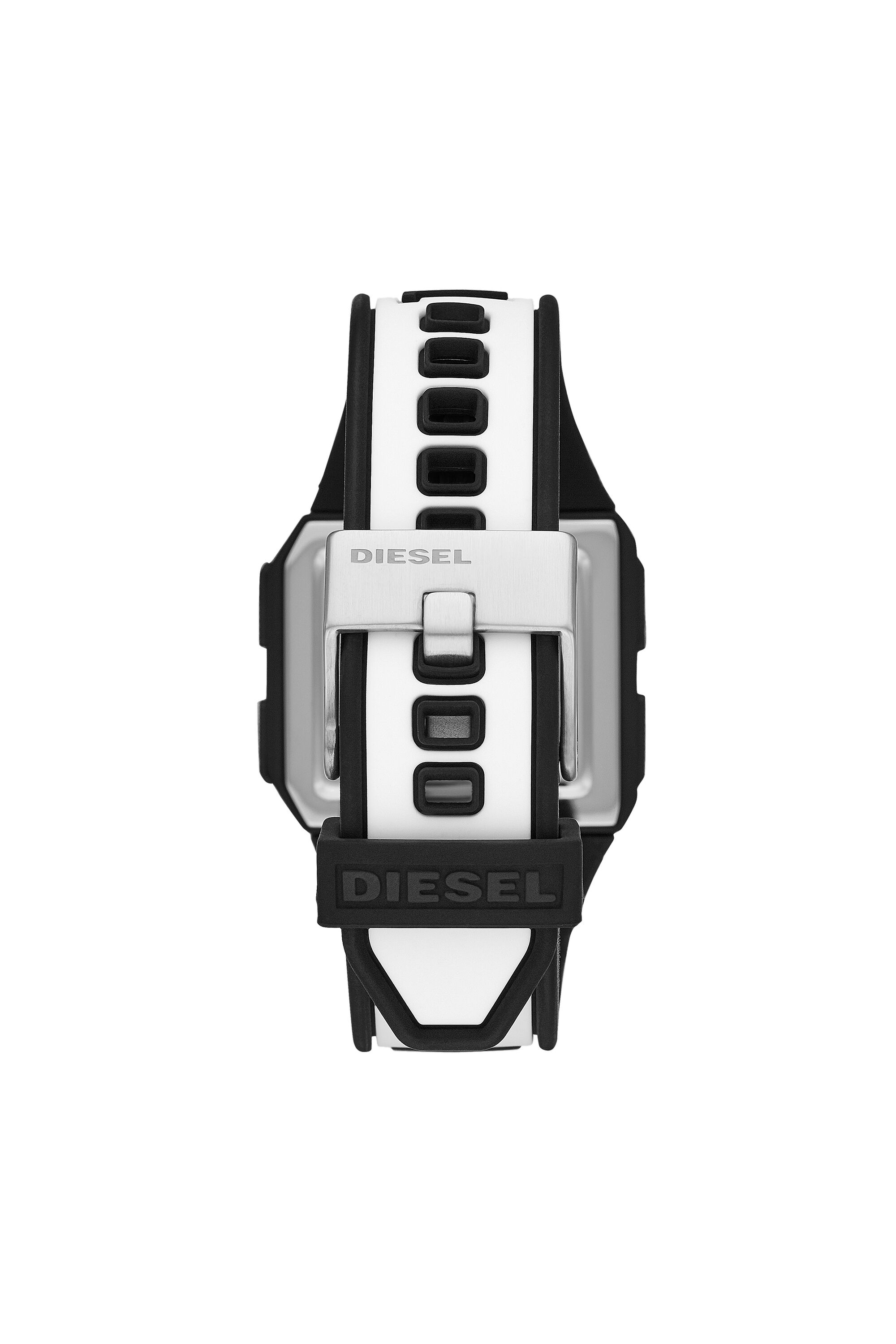 DZ1922 : Chopped Digital White Silicone Watch | Diesel {{Country}}