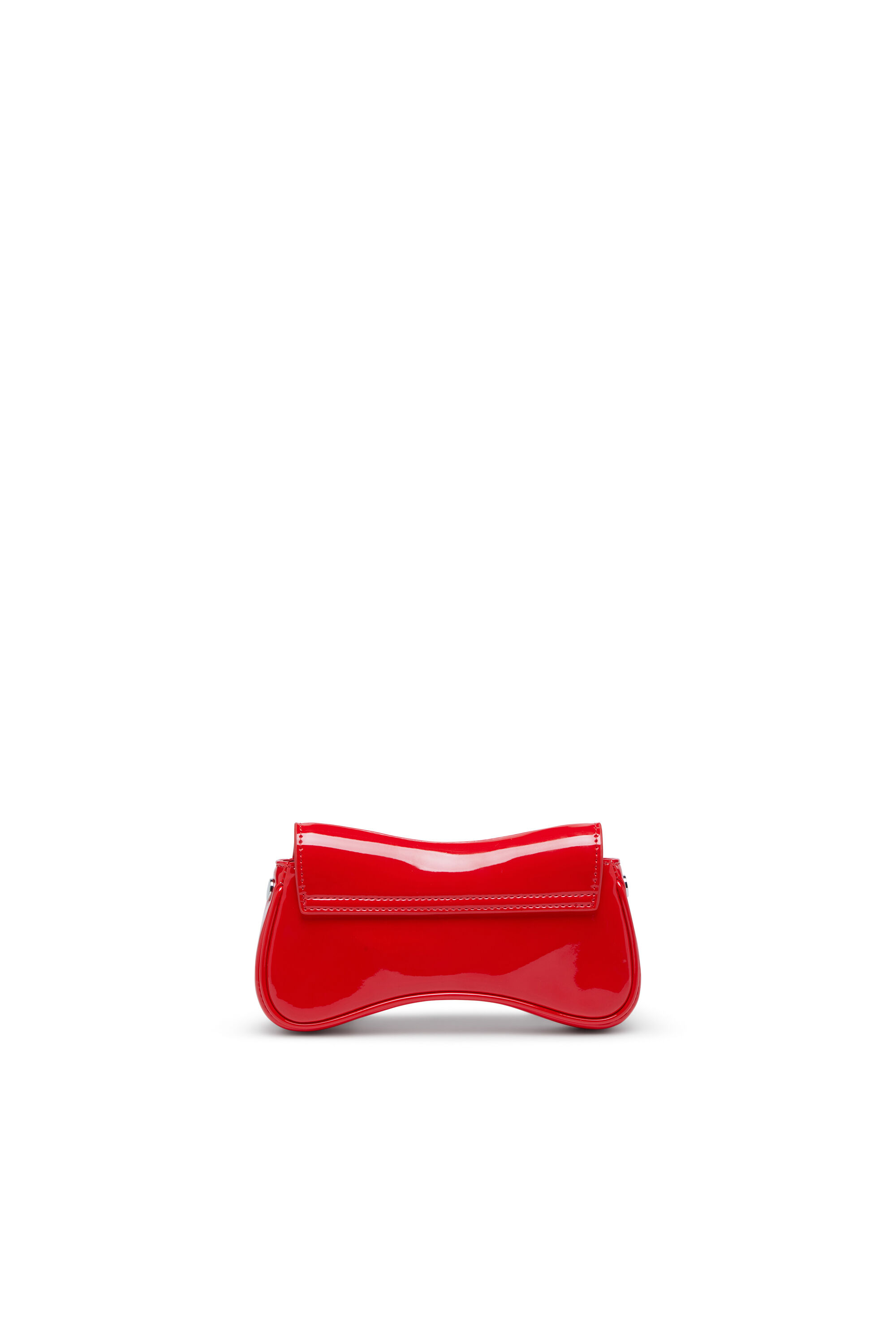 Women's Play-Small crossbody bag in glossy PU | Red | Diesel