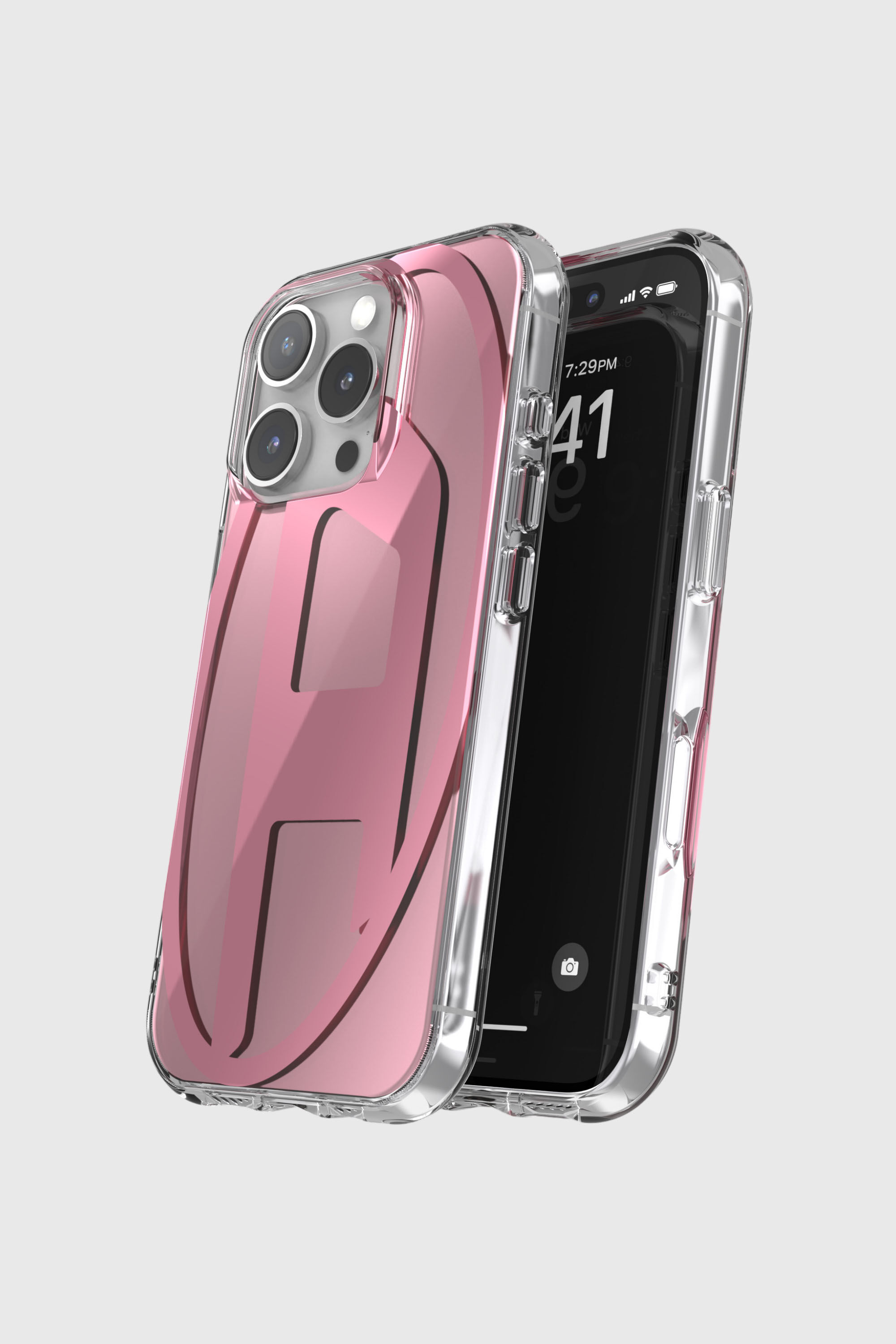 Diesel - 60164 AOP CASE, Funda iP 16 Pro Unisex in Rosa - 4