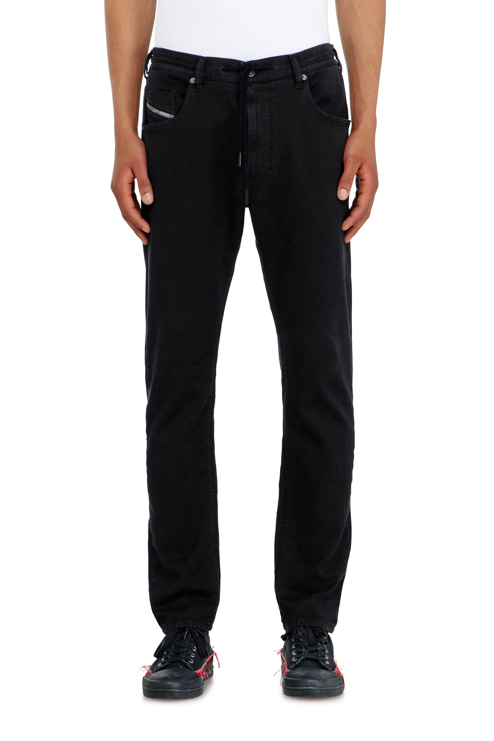 Men's Regular Jeans | Black/Dark grey | Diesel 2032 D-Krooley