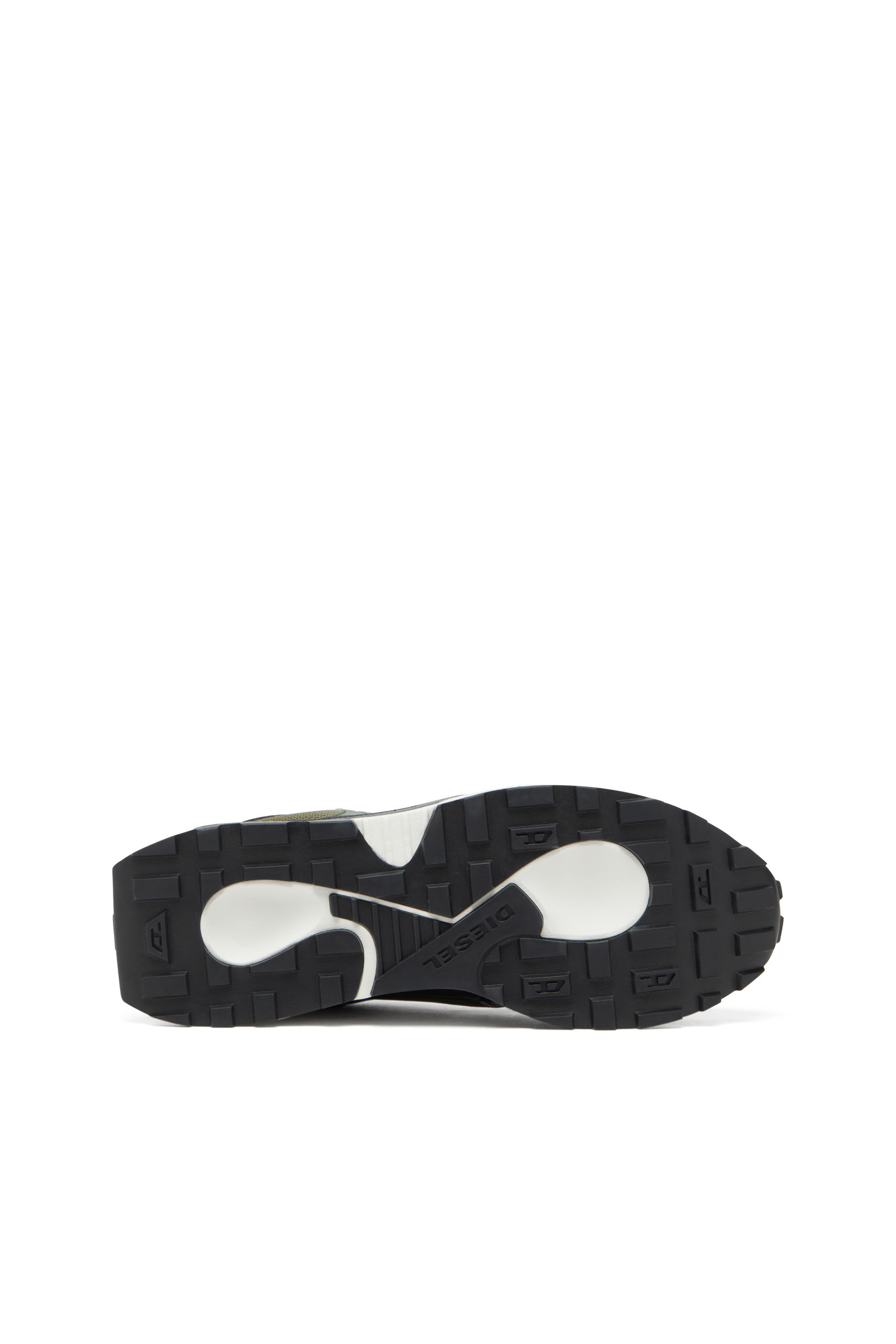 Diesel - S-TAME-D RUNNING, Man's S-Tame-D-Sneakers in mesh, suede and PU in Olive Green - 5