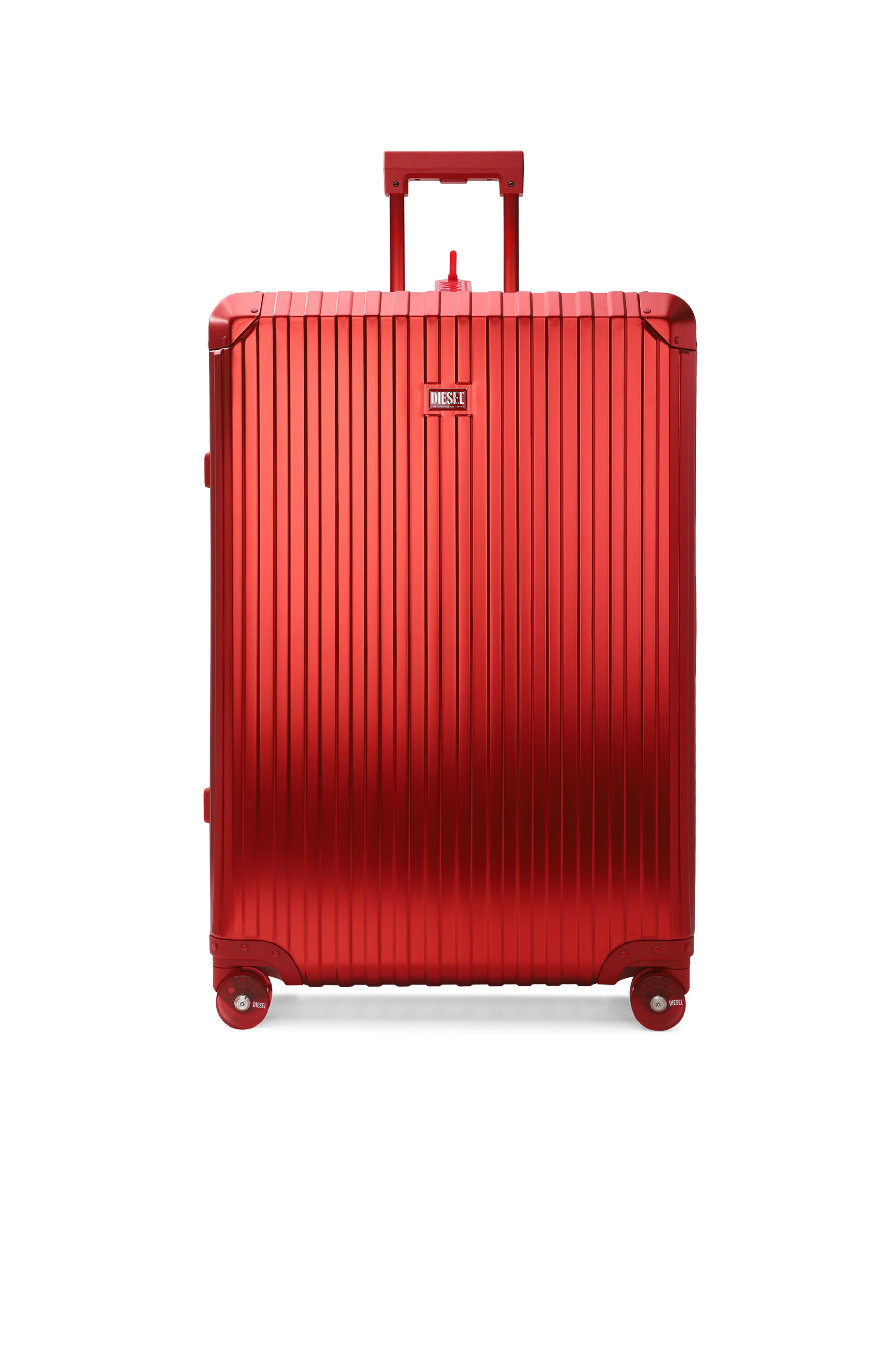 Diesel - DIESEL ALUMINUM TROLLEY- DSL002, Maleta de aluminio tama&ntilde;o L Unisex in Rojo - 1