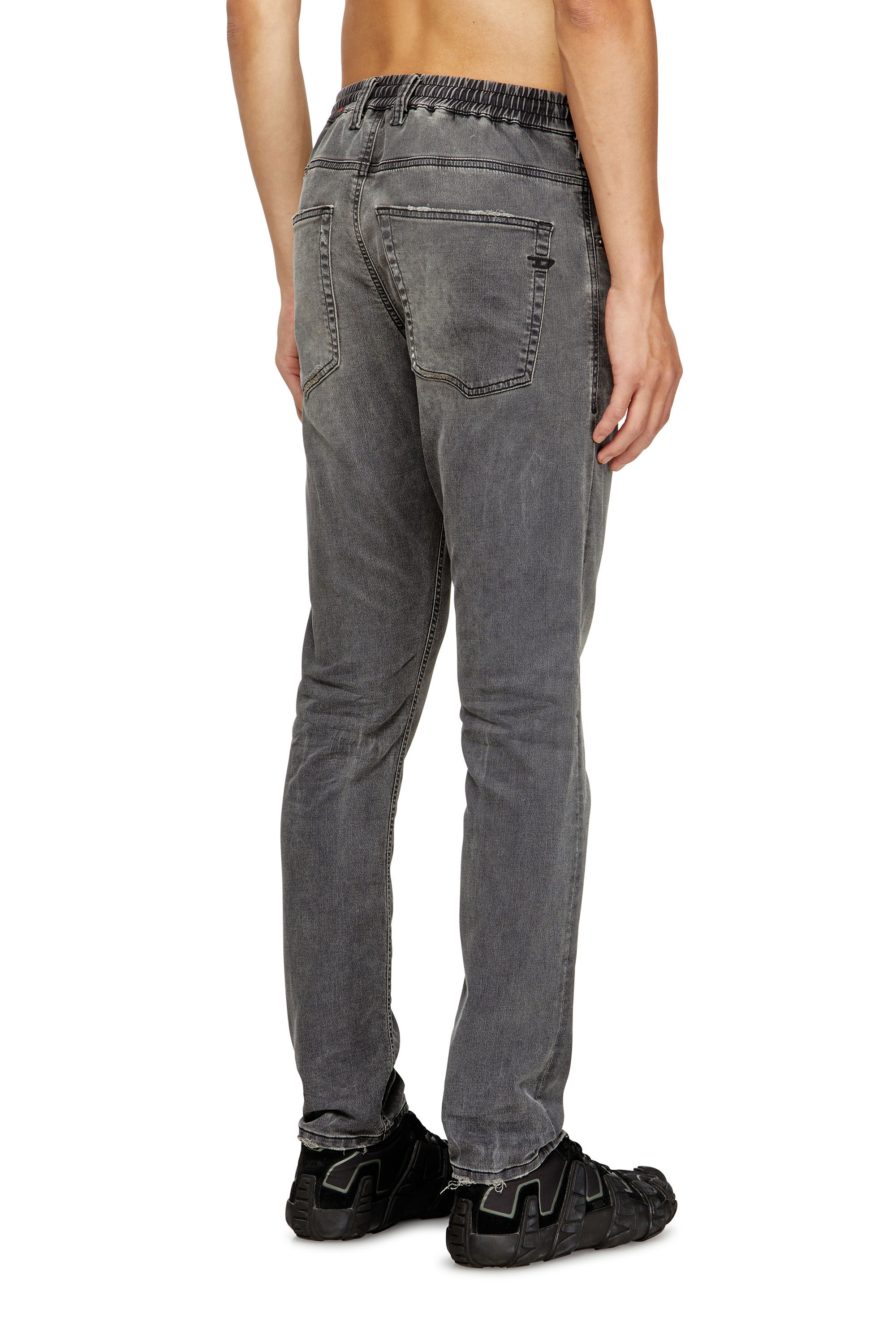 Diesel - Male's Regular 2032 D-Krooley Joggjeans® 068SB, Black/Dark Grey - 4