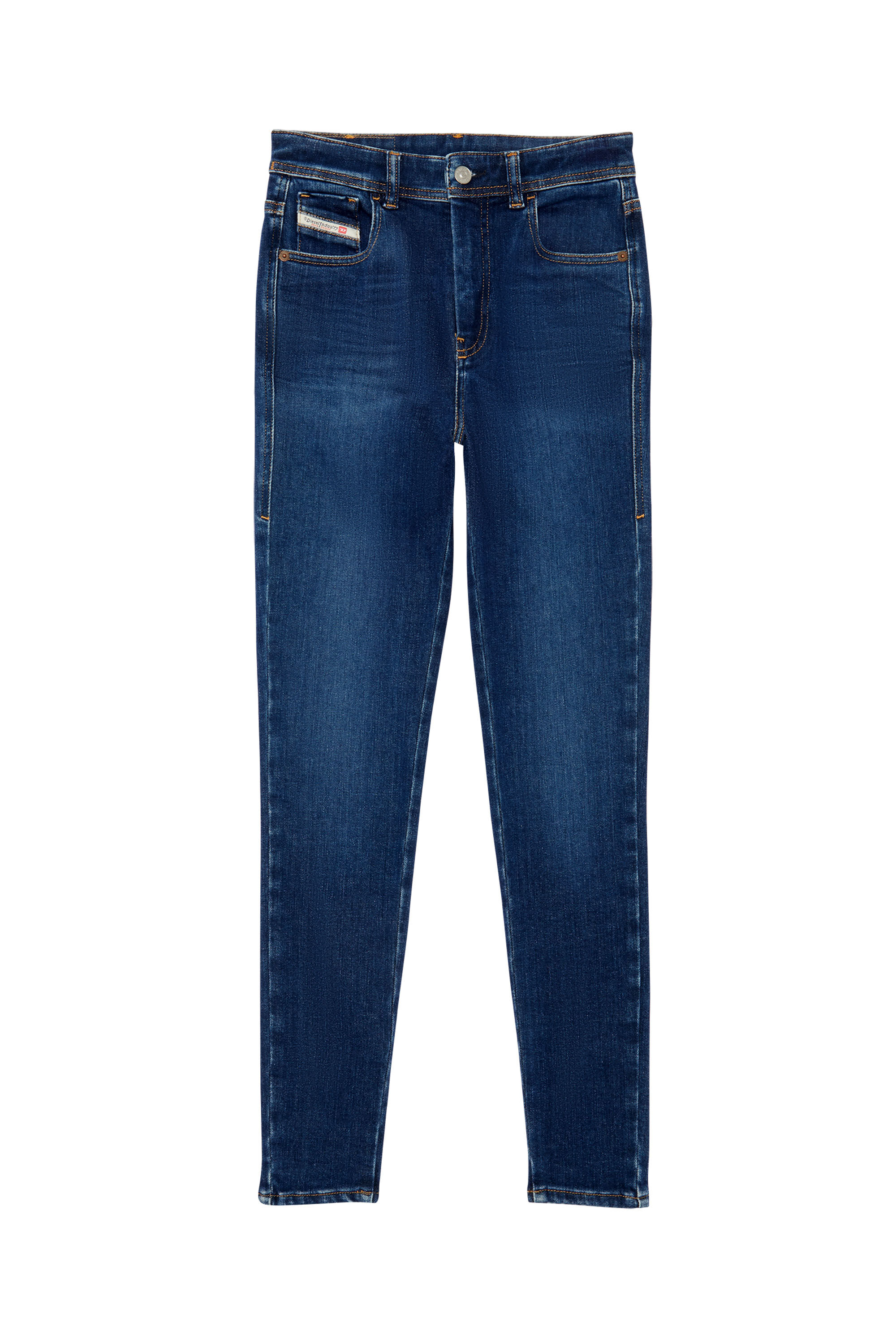 Diesel - Female's Skinny Jeans 1984 Slandy-High 09C19, Dark Blue - 2