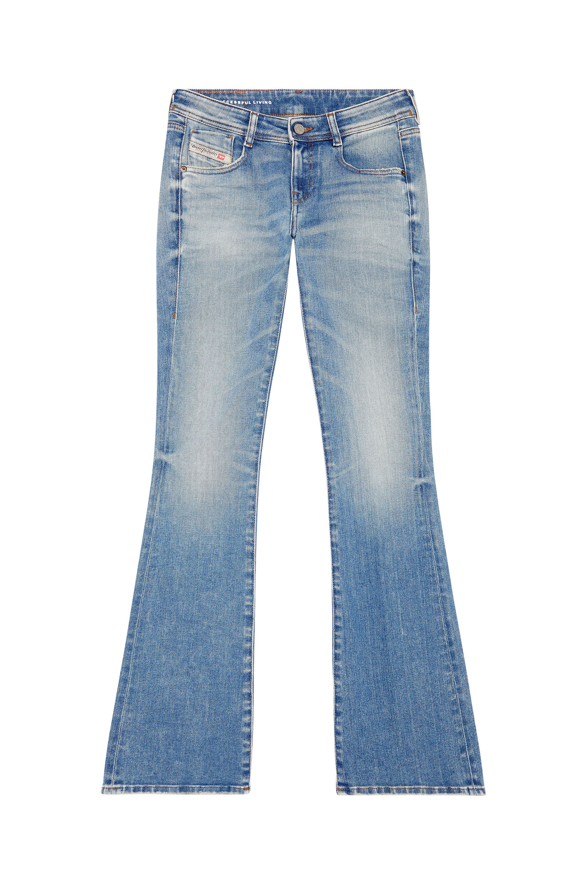 Diesel - Female's Bootcut and Flare Jeans 1969 D-Ebbey 09G70, Light Blue - 2