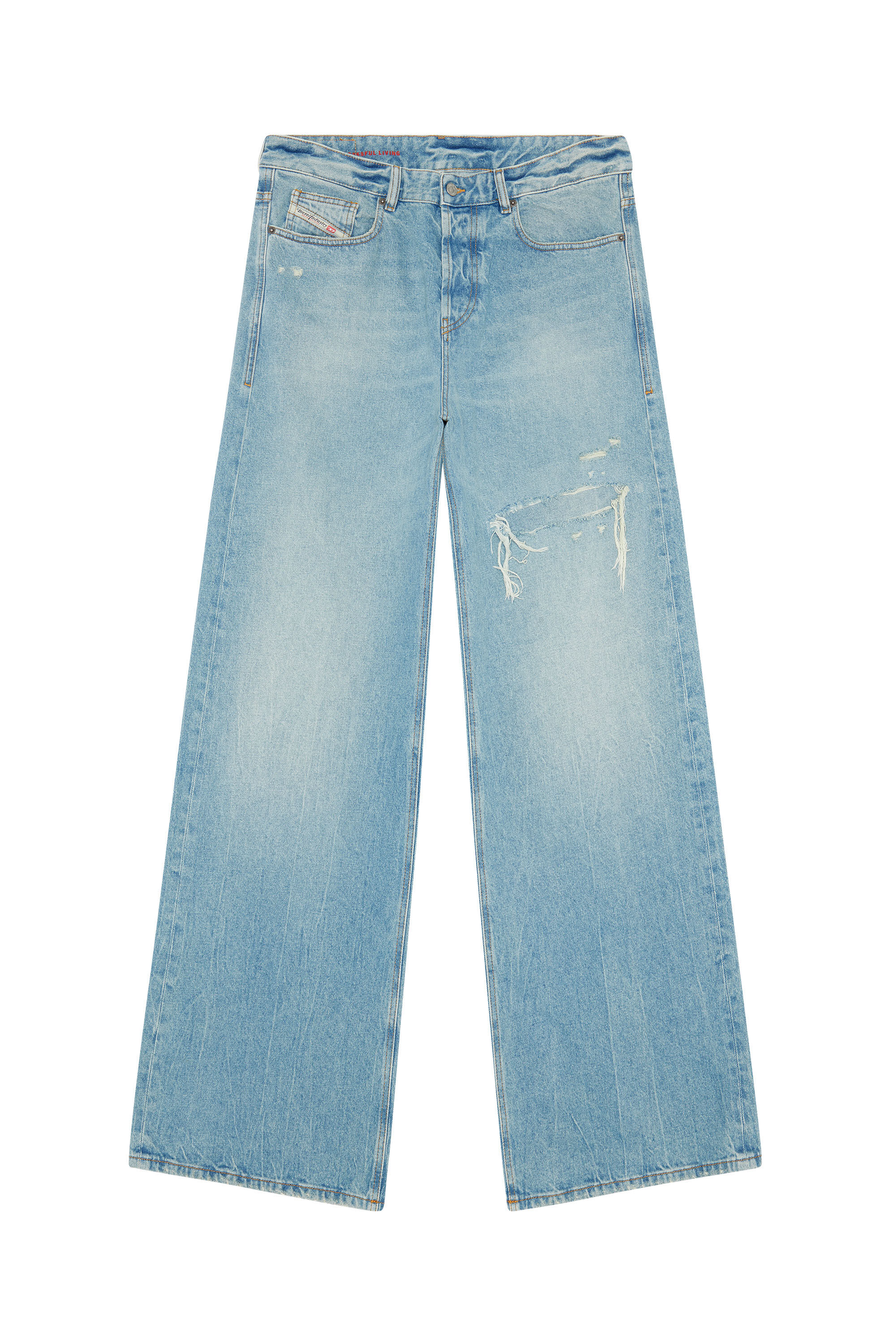 名作 DIESEL Relaxed Jeans D-Rise 09e25 w26 D-Rise Men: Oversized Light blue Regular Baggy Jeans | Diesel