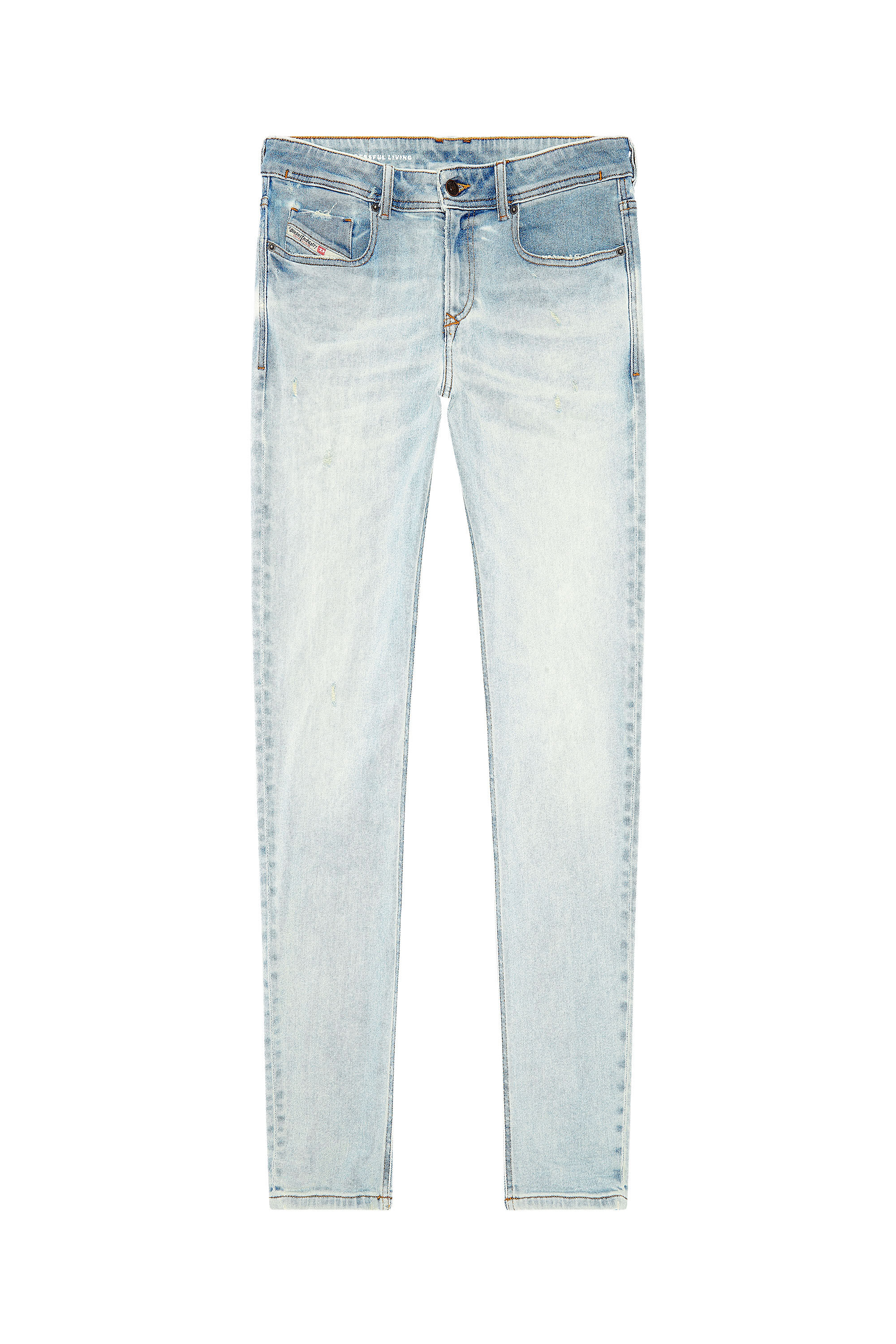 Diesel - Male's Skinny Jeans 1979 Sleenker 09H73, Light Blue - 2