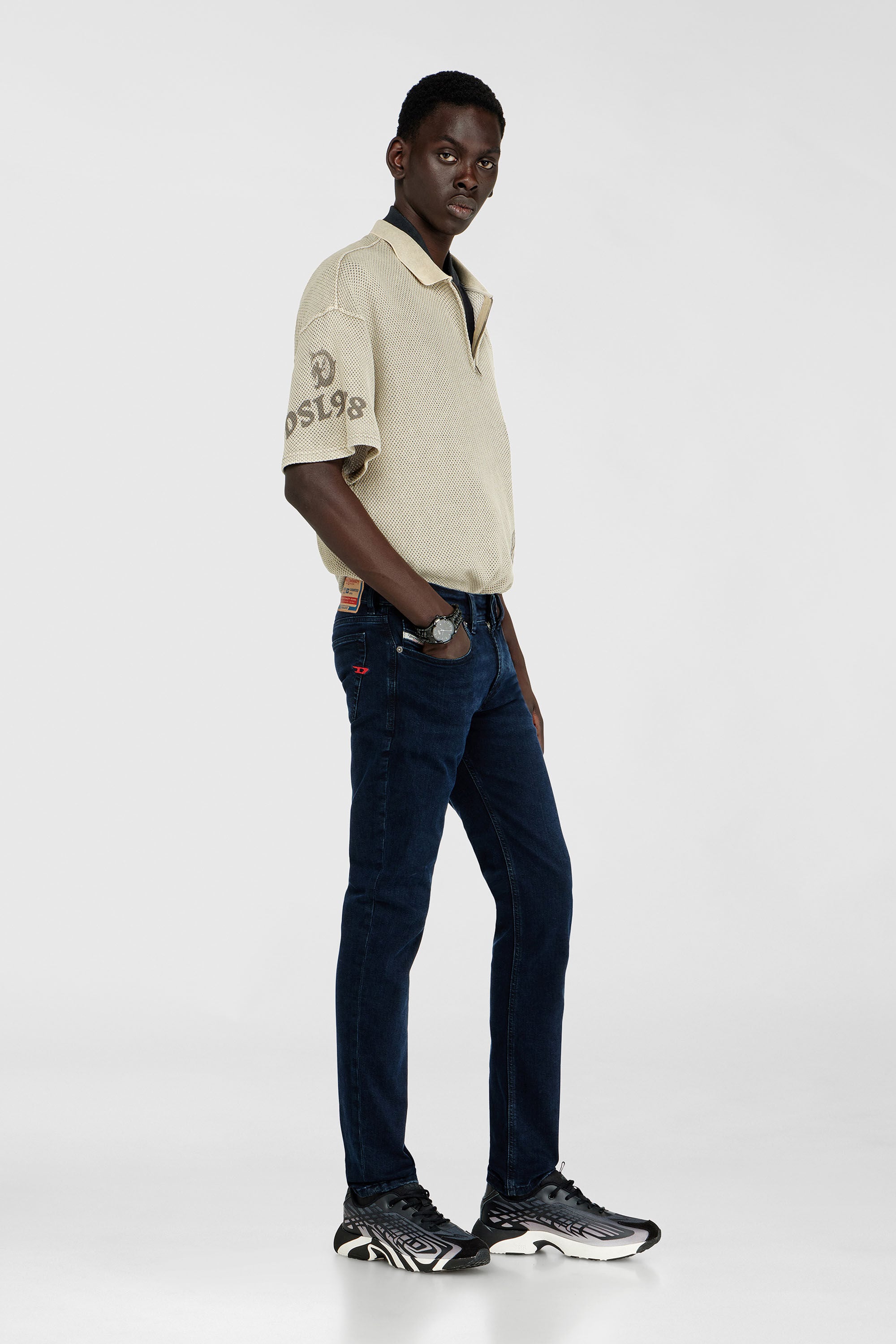 Men's Skinny Jeans | Low Waist 1979 SleenkerDark Blue | Diesel US