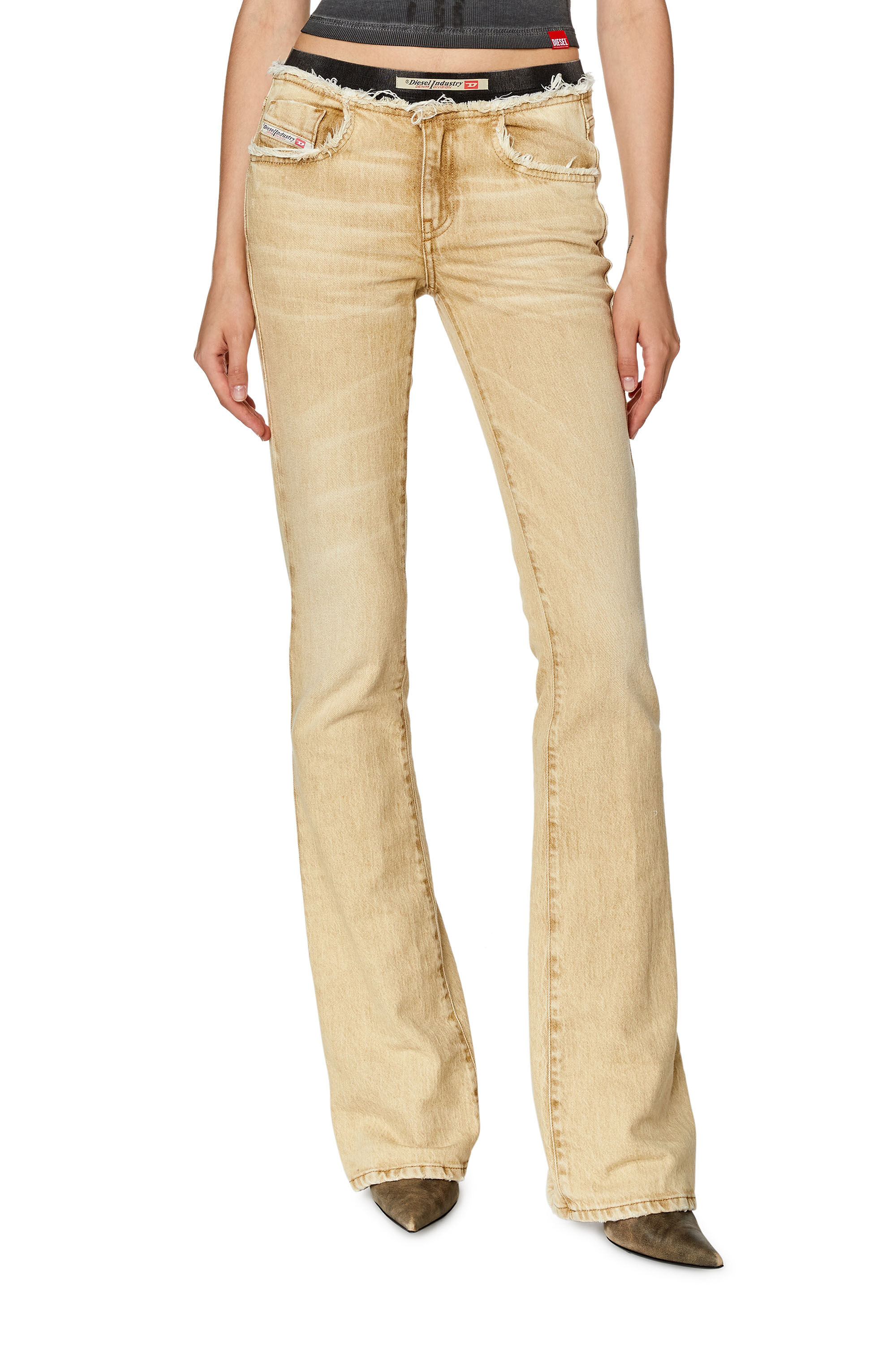 Diesel - Bootcut and Flare Jeans 1969 D-Ebbey 09G94 Femme, Marron Clair - Image 3