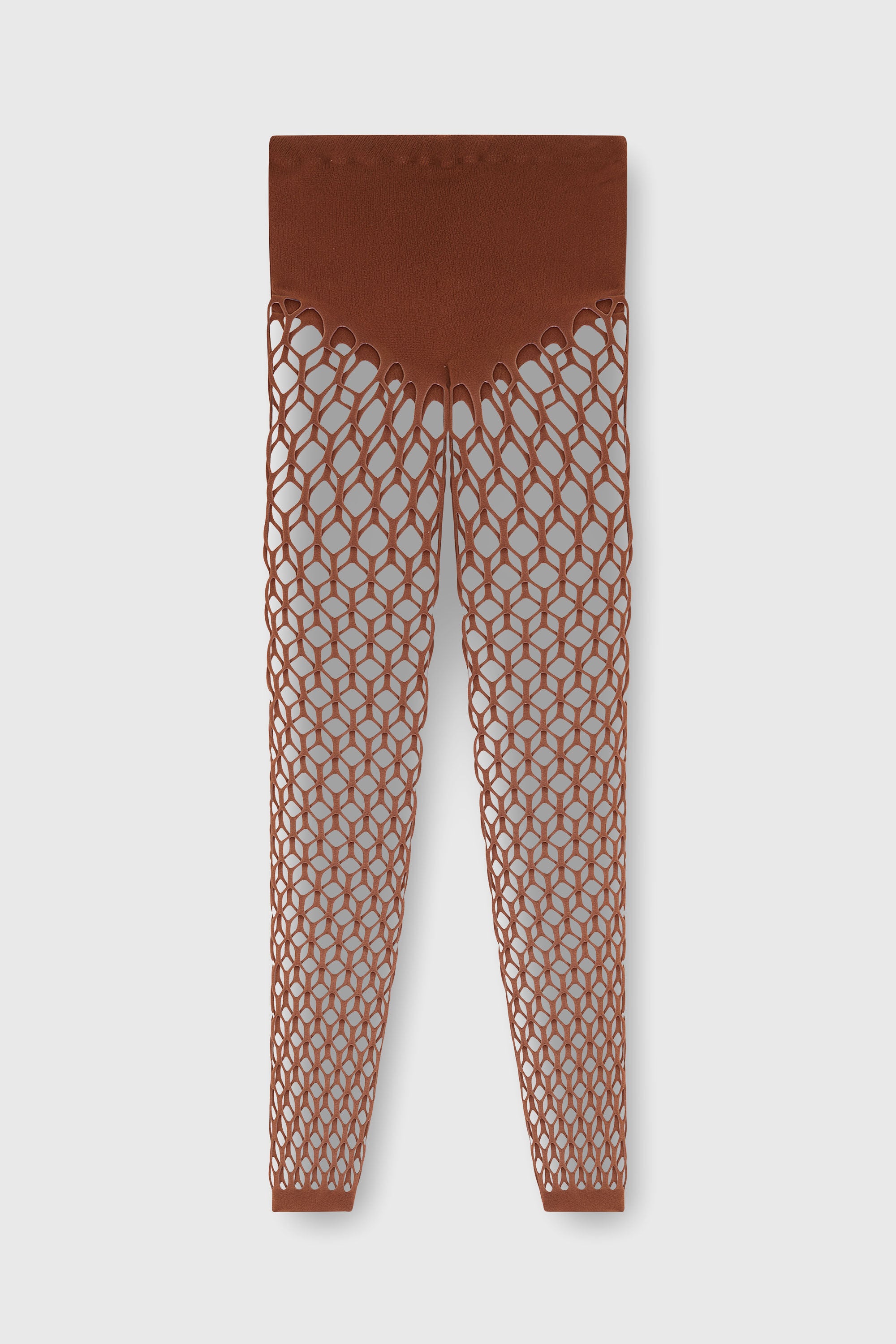 Diesel - M-ZORDA, Female's Stretchy mesh-knit tights in Brown - 2