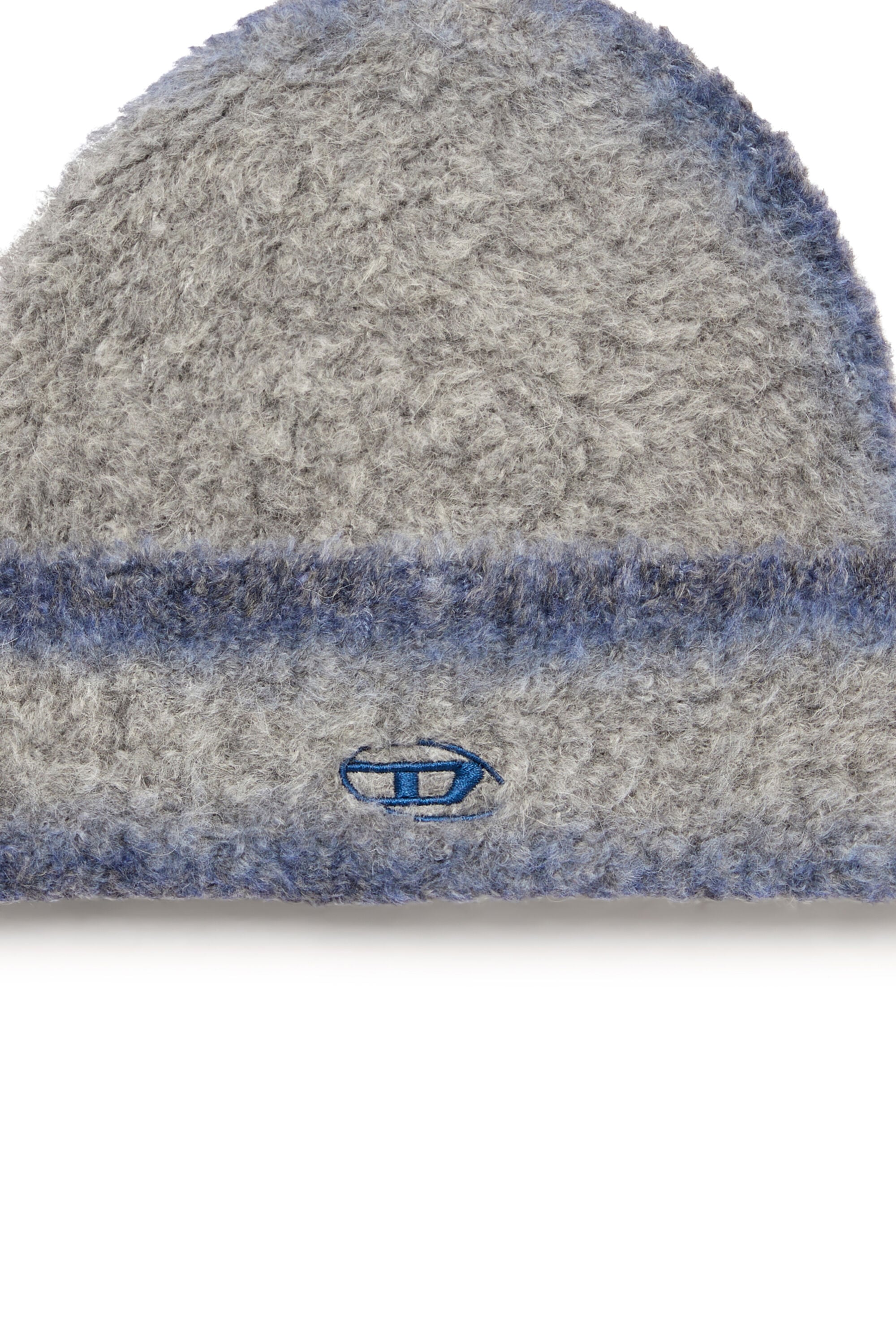 Diesel - K-RINO-HAT, Unisex's Alpaca-blend beanie with sprayed effect in Grey - 3