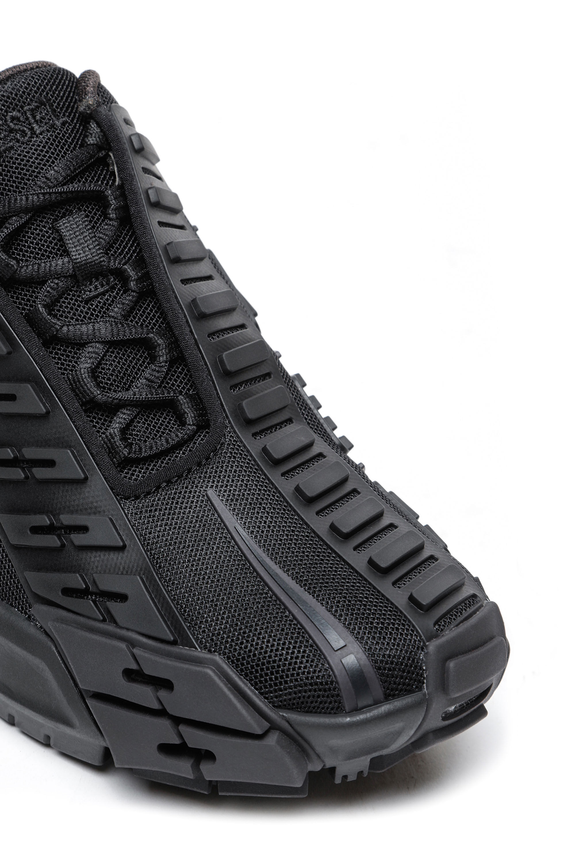 Diesel - S-PROTOTYPE LOW, Man's S-Prototype Low - Sneakers in mesh and rubber in Black - 7
