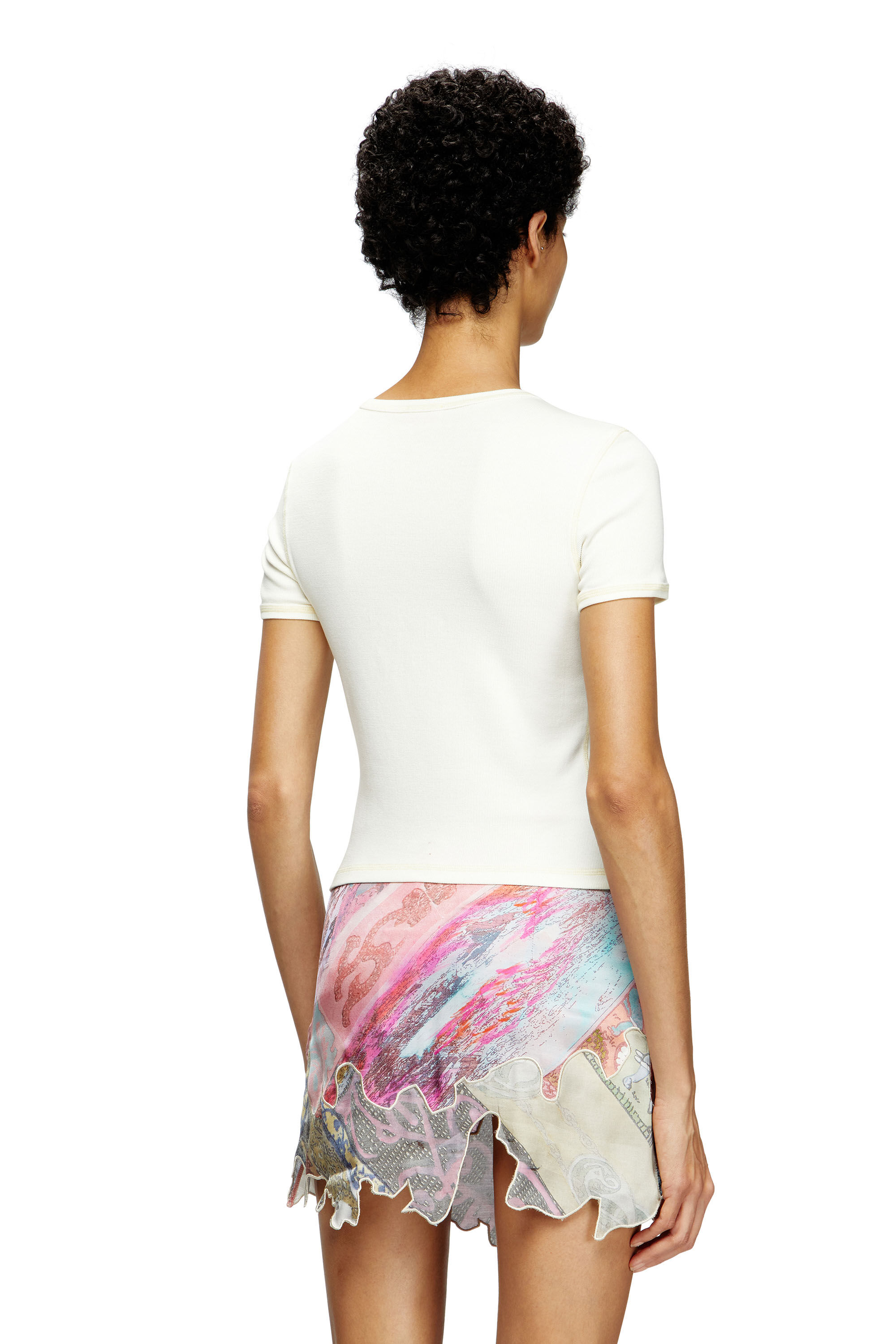 割引あり♡DIESEL ハートTシャツ 半袖 14Yサイズ レディースM 楽天市場