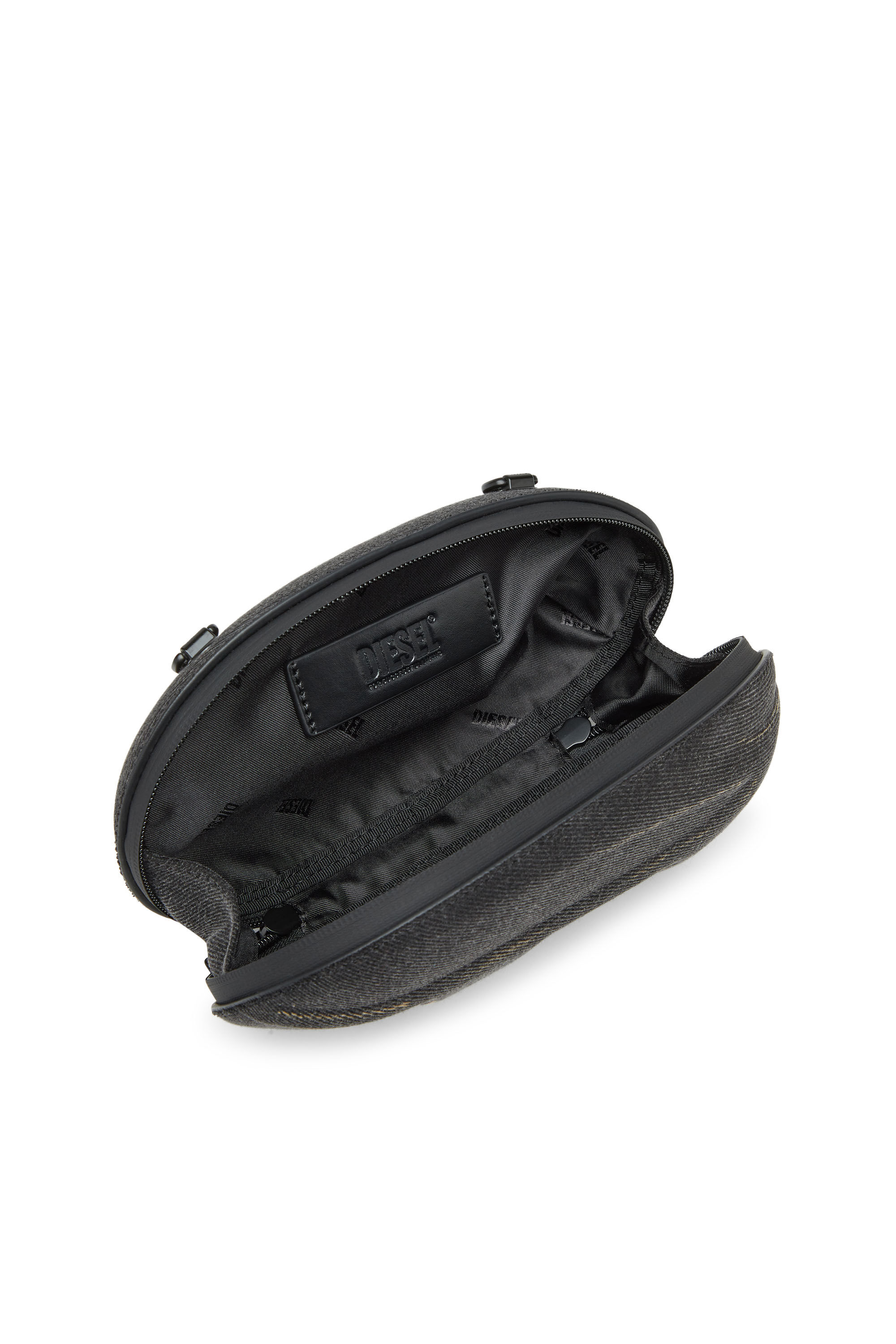D-Clutch - Oval D Clutch in treated denim | D-CLUTCH Diesel