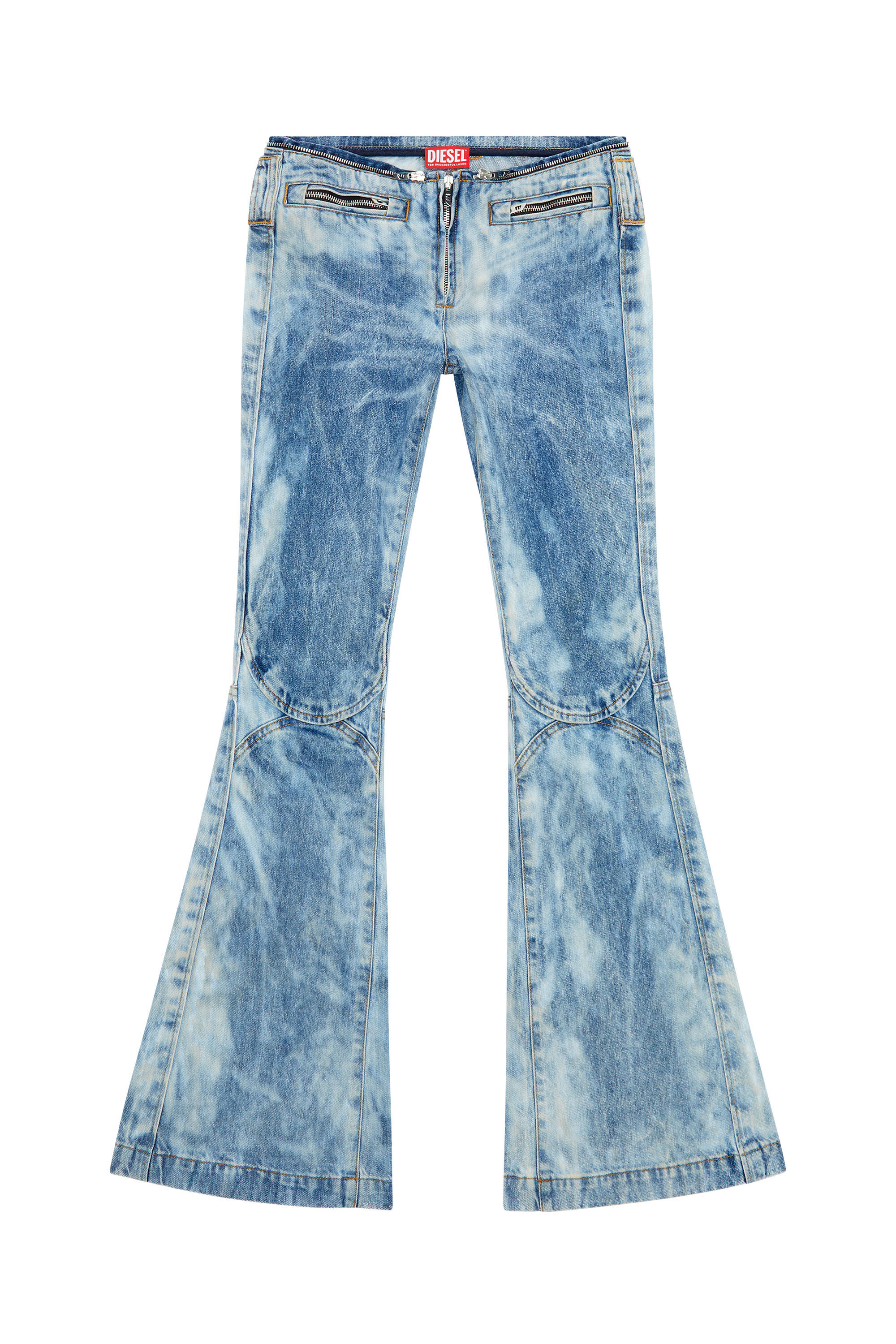 Women's Bootcut Jeans | Low D-Gen | Light Blue | Diesel US