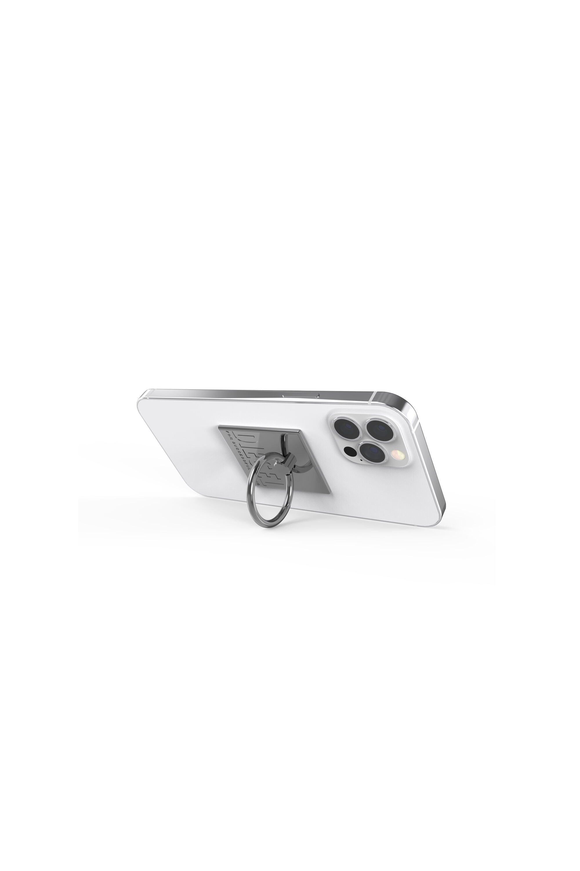 Diesel - 45841 RING STAND, Unisex's Universal phone ring rectangle in Grey - 4