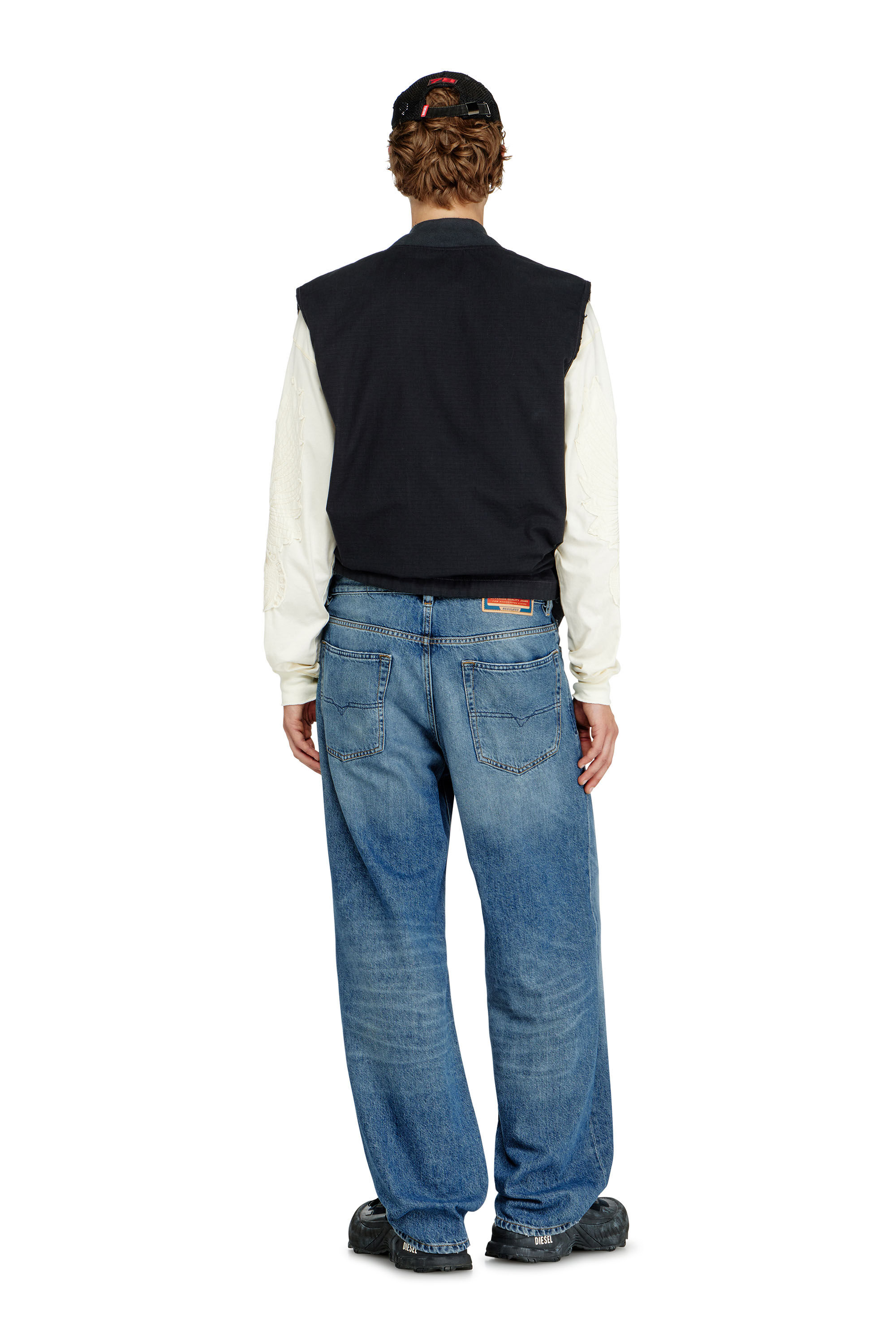 Men's Relaxed Jeans | Medium blue | Diesel 2001 D-Macro