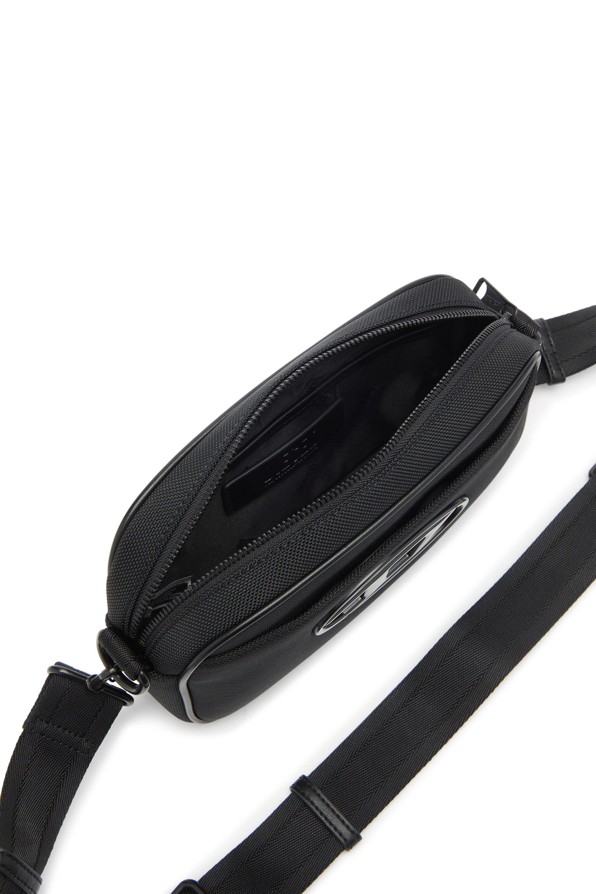 Diesel - HOLI-D CAMERA BAG, Holi-D - Bolso bandolera de nylon con bolsillo interior Unisex in Negro - 3