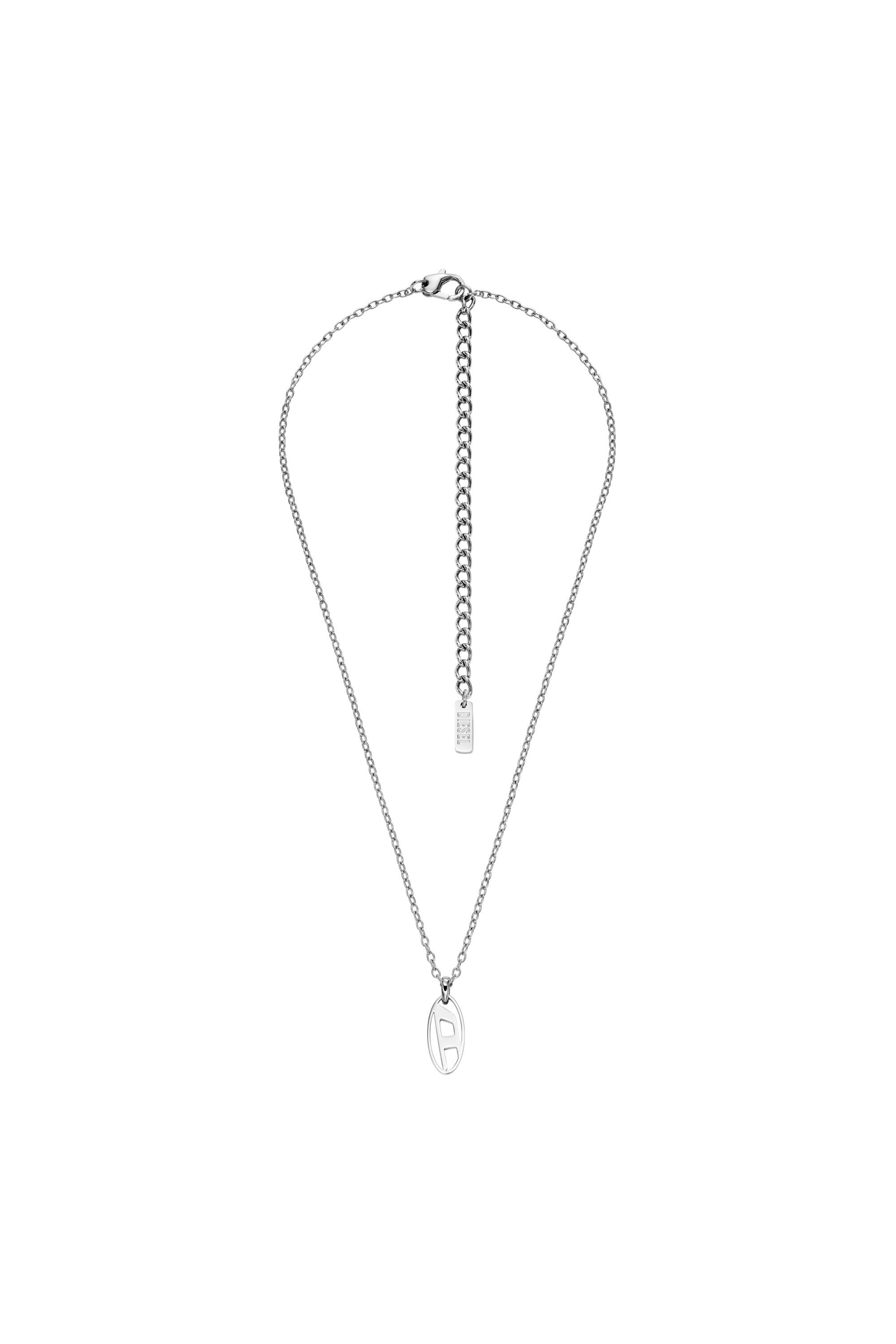 Women's Stainless steel pendant necklace | Silver | Diesel
