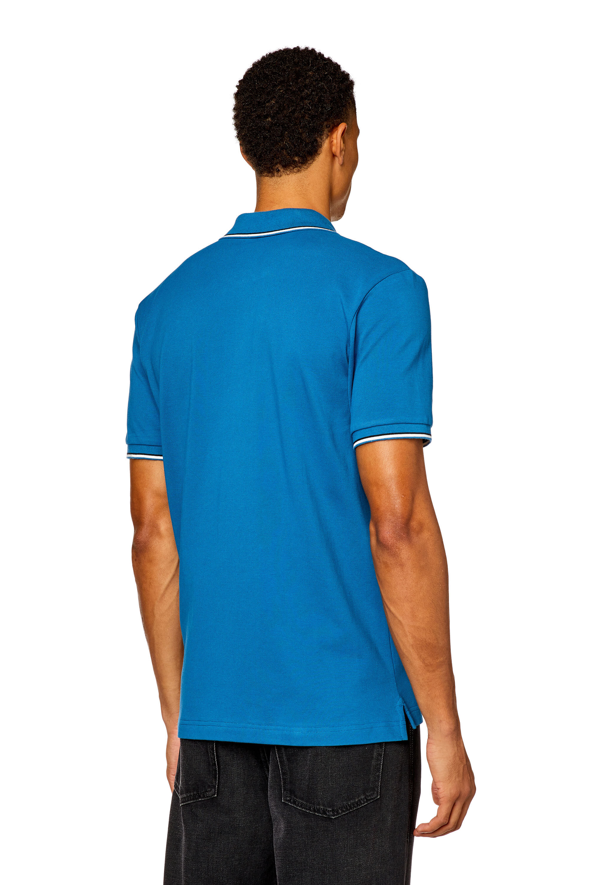 T-SMITH-D Man: Polo shirt with striped trims | Diesel