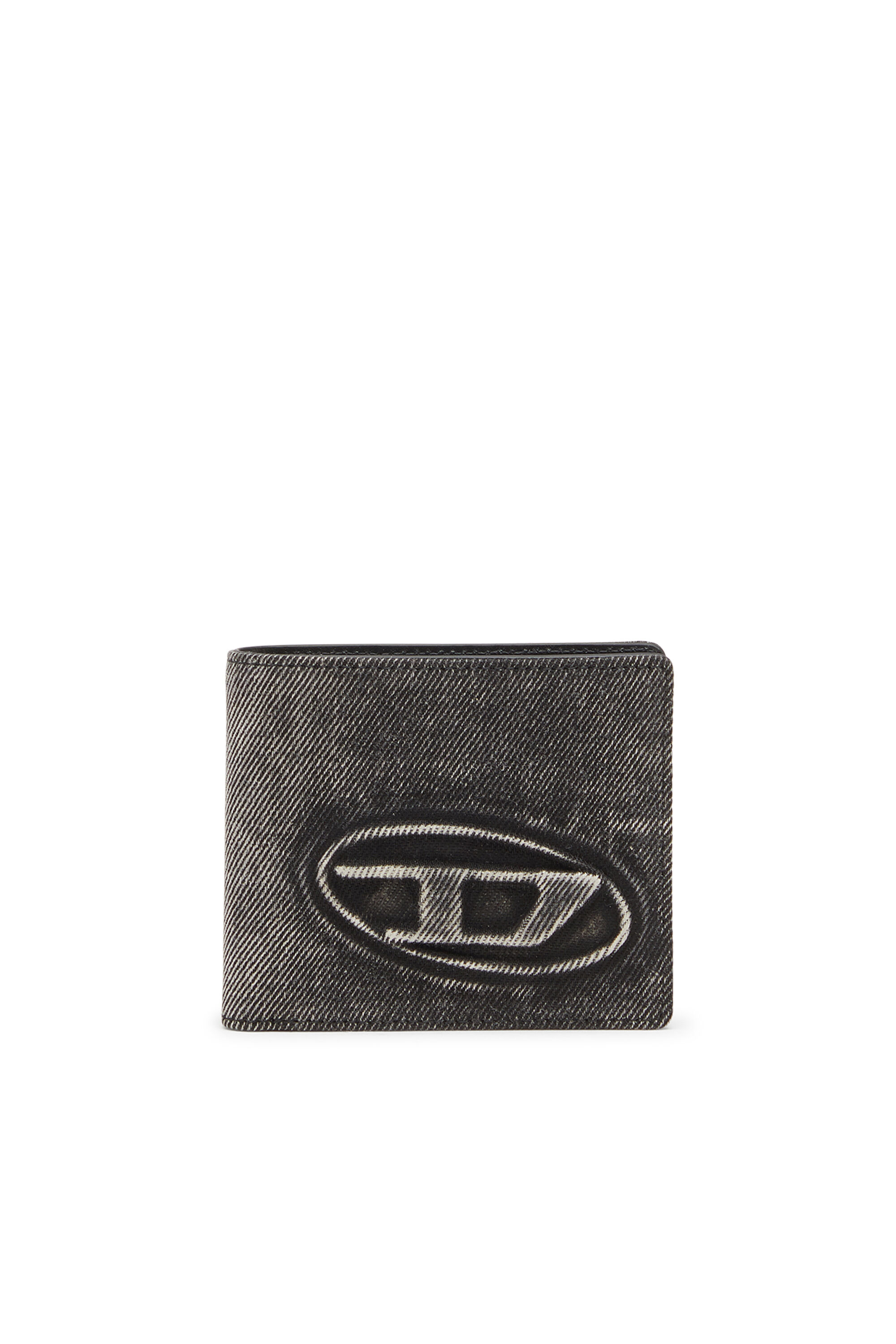Women's Wallet in washed denim | Grey | Diesel