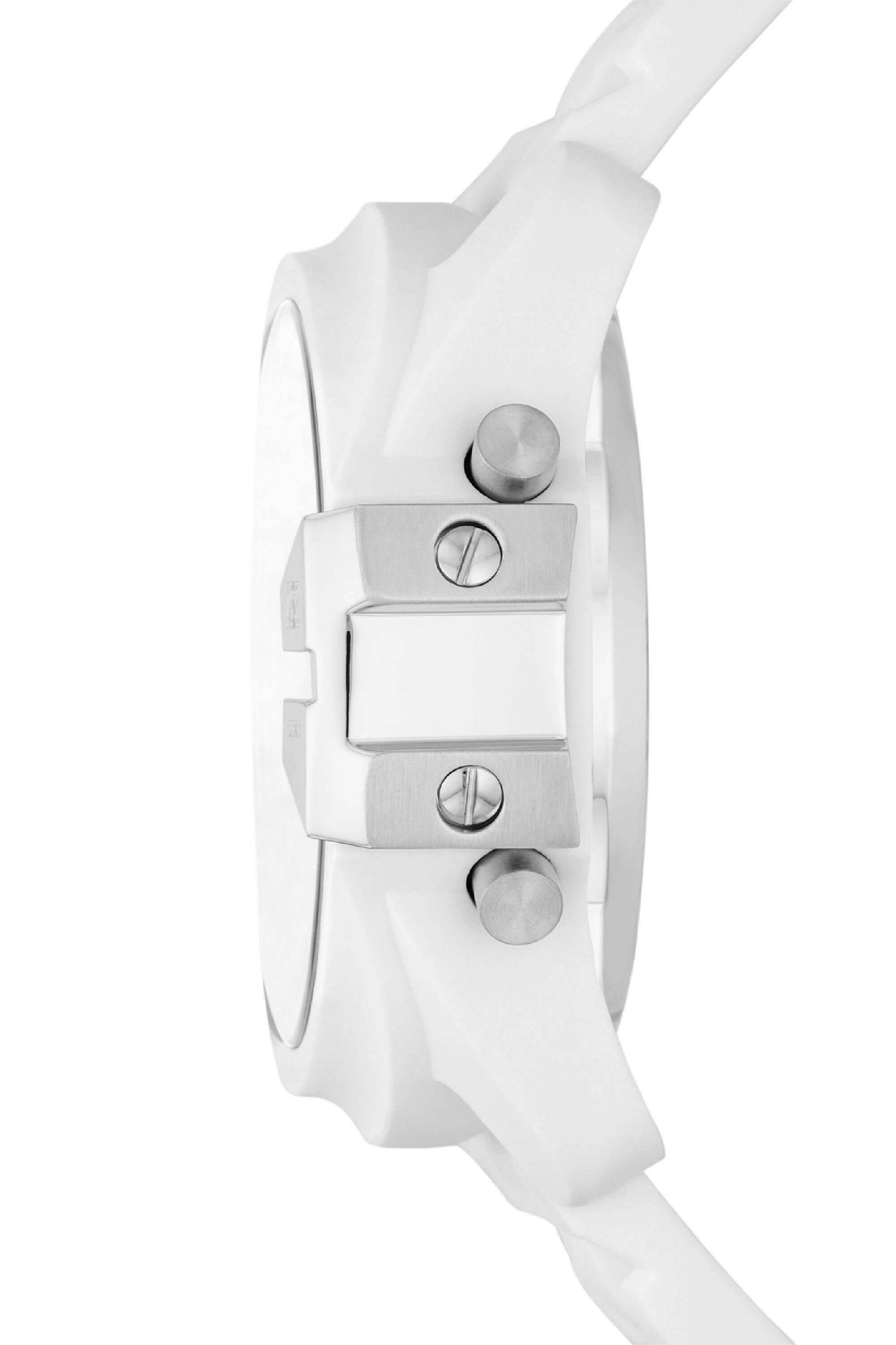 Men's Master Chief Digital silicone watch | White | Diesel
