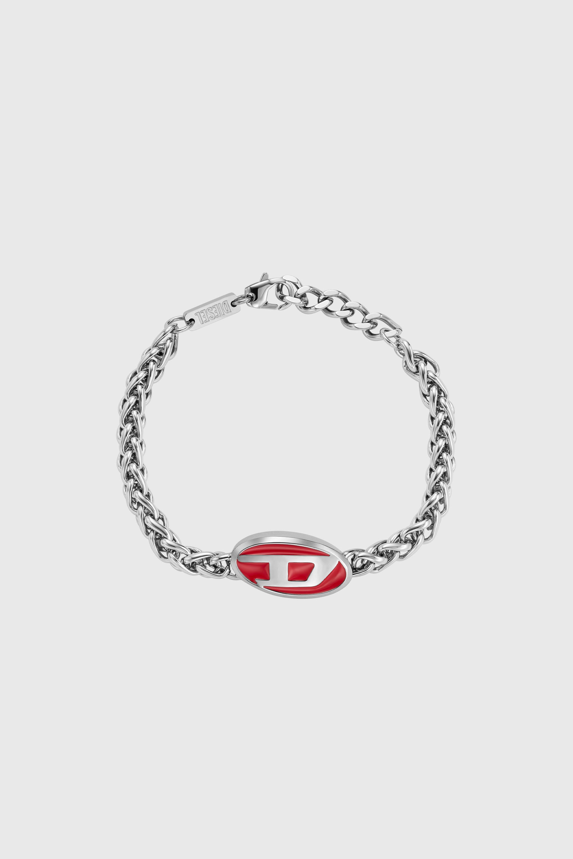 Diesel - DX1445, Bracelet cha&icirc;ne en acier inoxydable Mixte in Gris argent&eacute; - 1