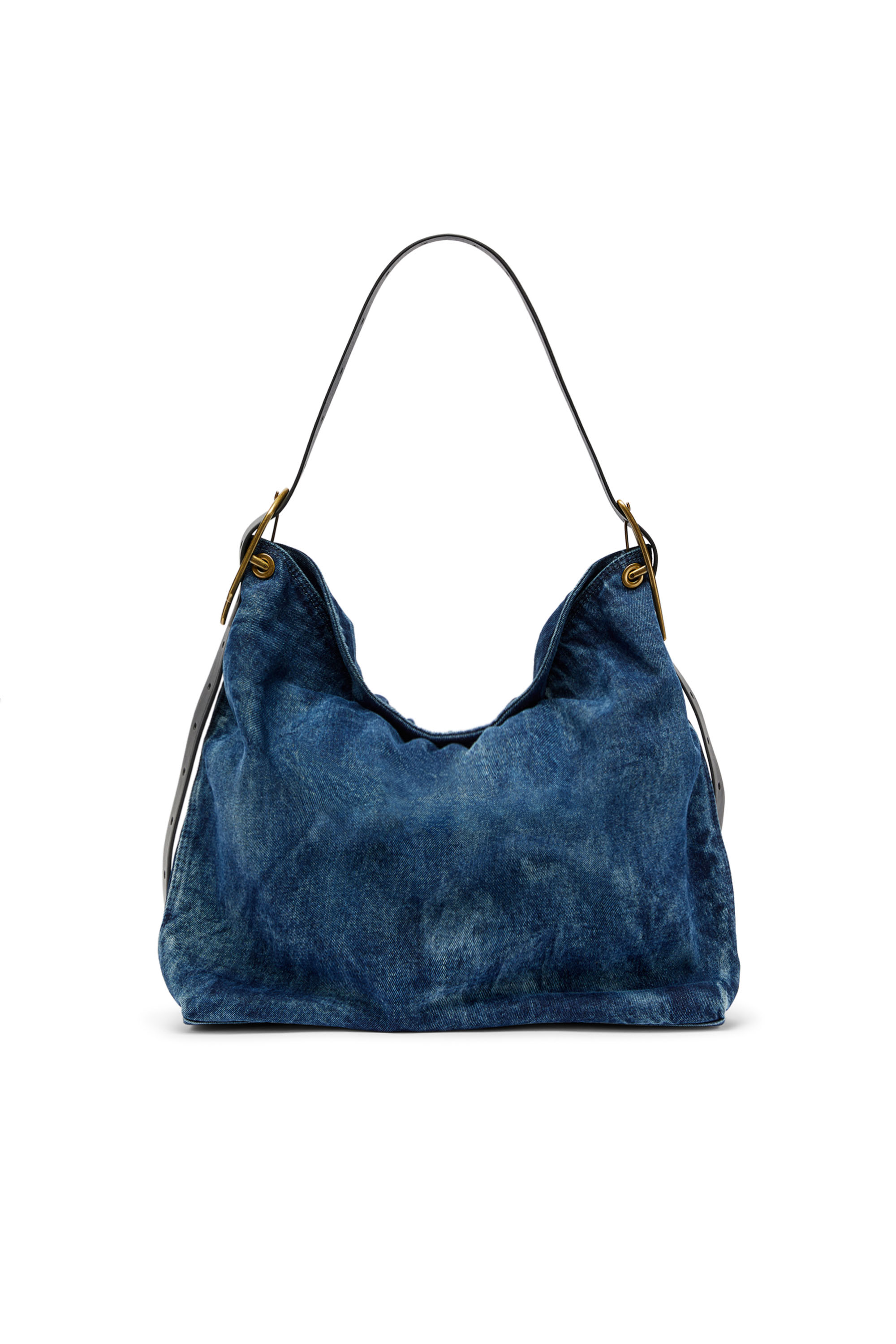 Diesel - D-LINE HOBO, Female's D-Line-Denim hobo bag in Medium Blue - 2