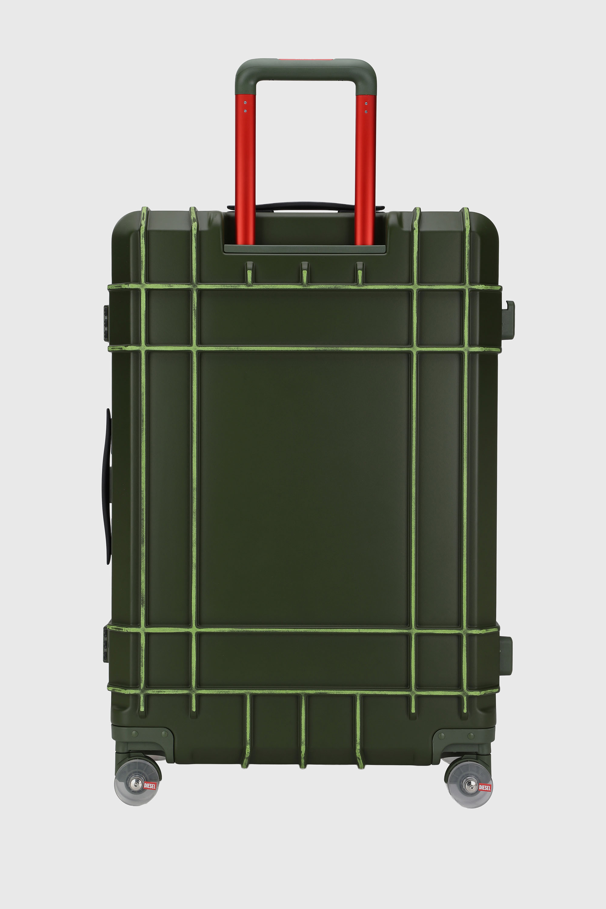 Diesel - DIESEL PC STRONG IMAGE TROLLEY- DSL003, Valise robuste taille L Mixte in Vert - 2