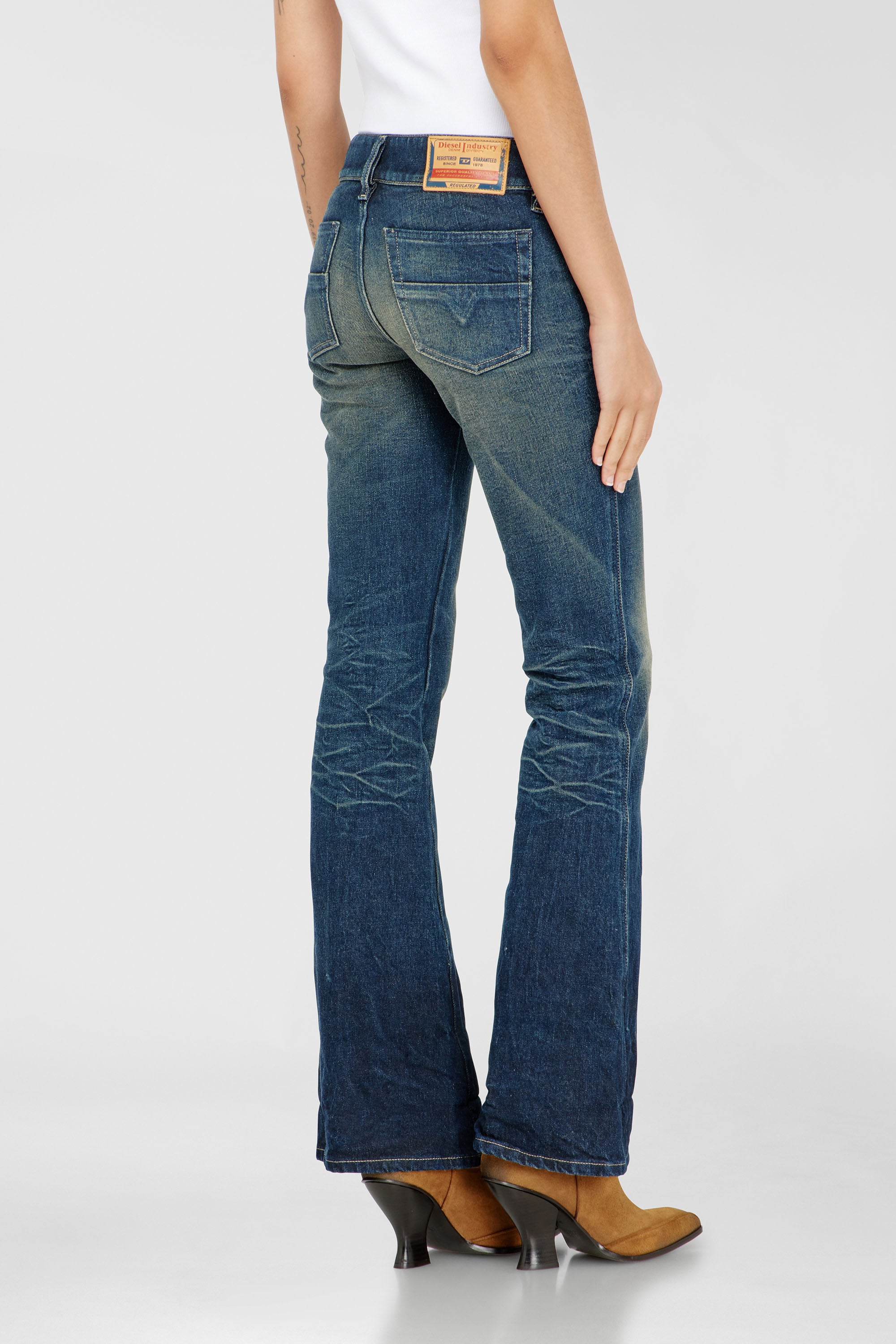 Diesel - Female's Bootcut Jeans D-Hush 007EH, Dark Blue - 5